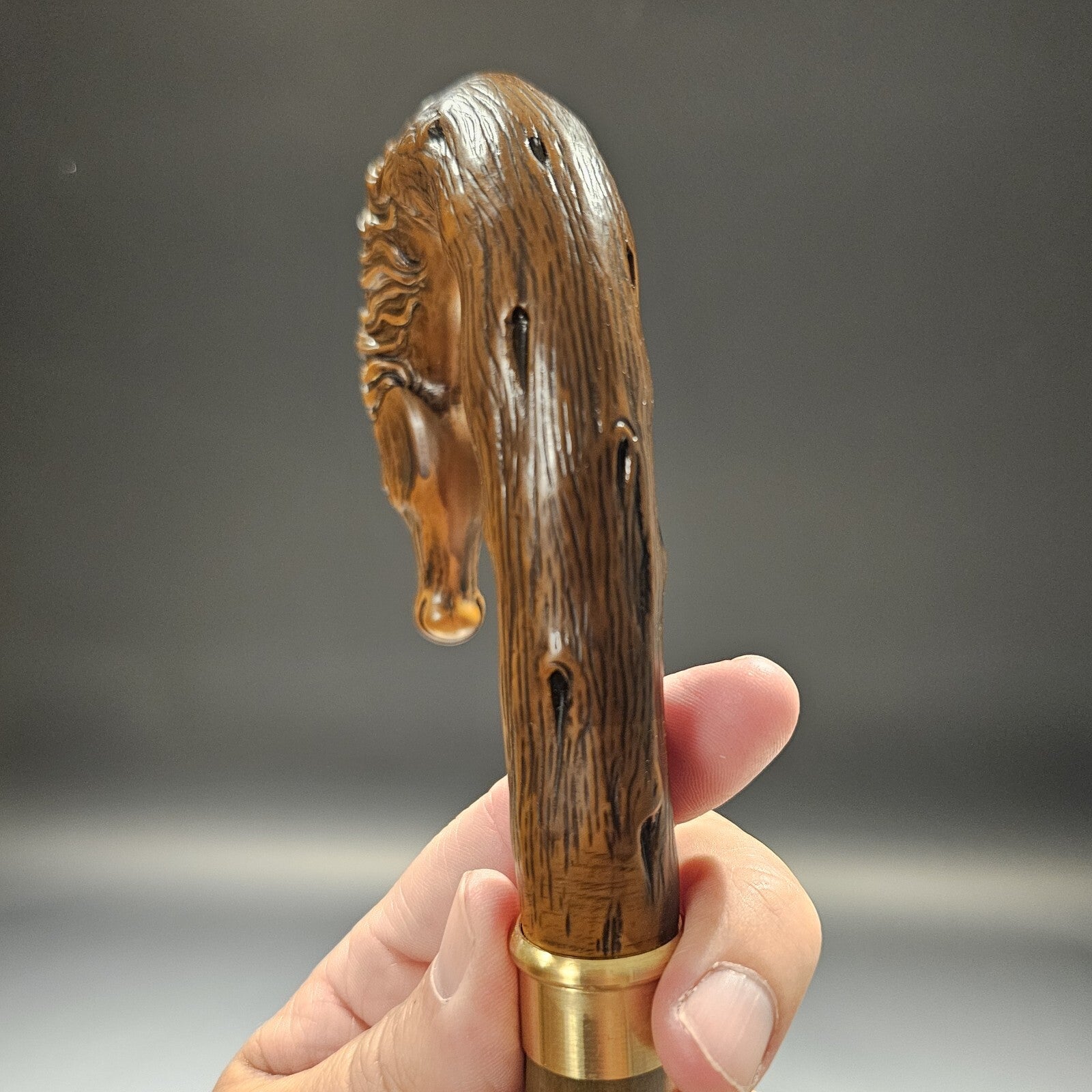 36" Antique Style Horse Head Walking Stick Cane