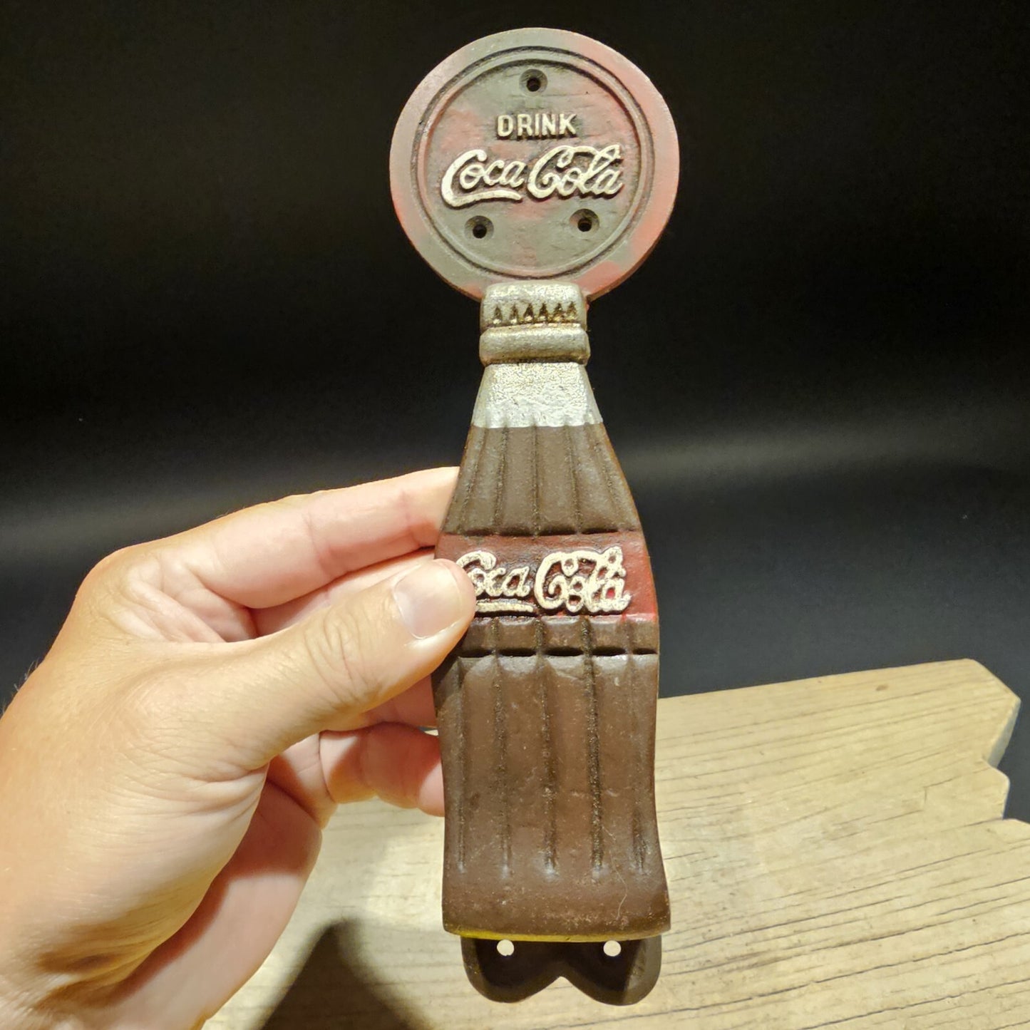 Antique Cast Iron Coca Cola Door Gate Handle