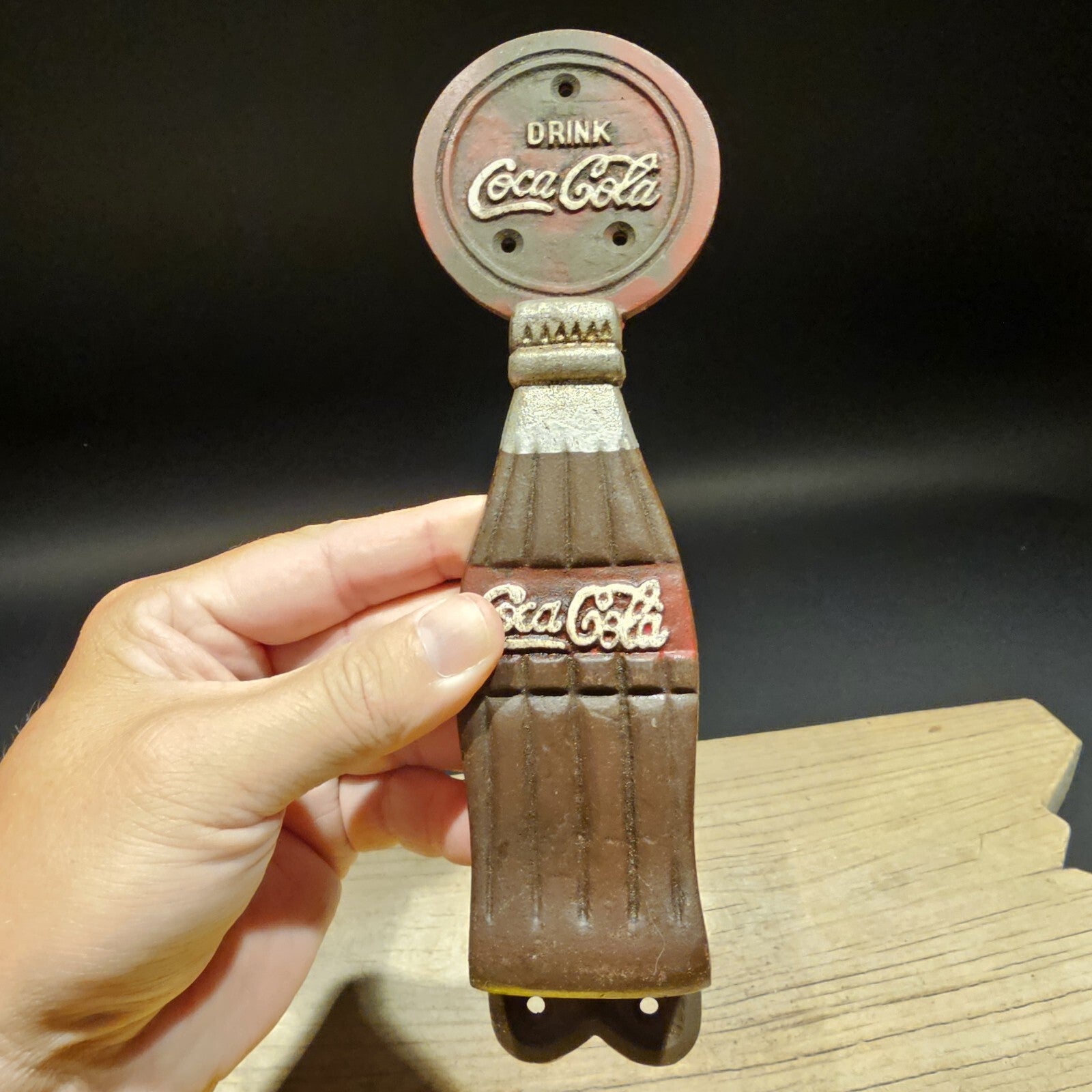 Antique Cast Iron Coca Cola Door Gate Handle