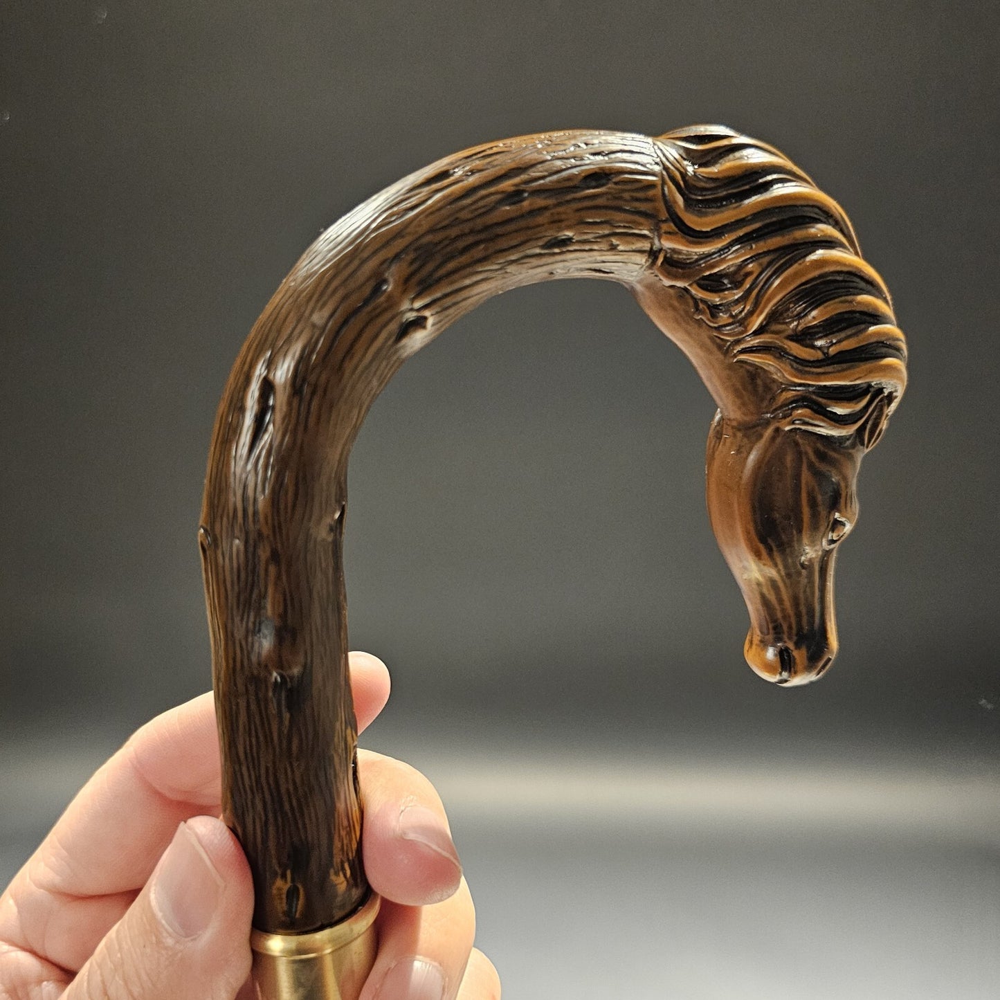 36" Antique Style Horse Head Walking Stick Cane