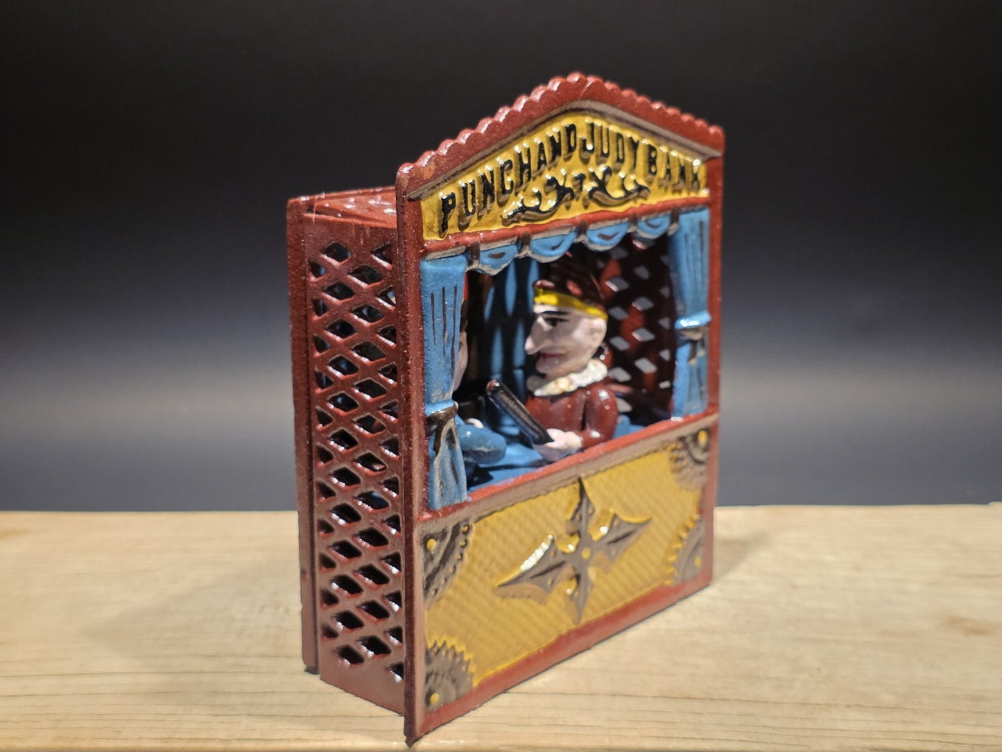 Antique Style Cast Iron Mechanical Coin Bank