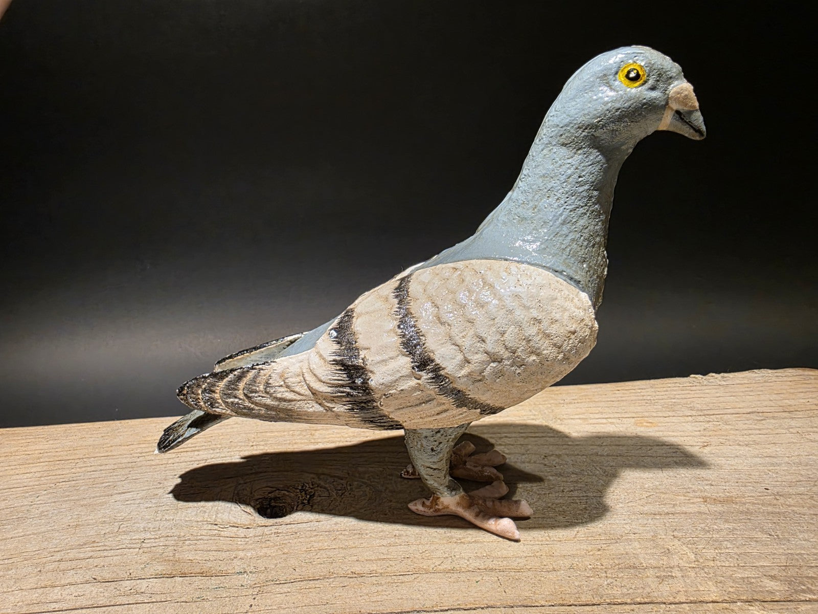 Antique Vintage Style Cast Iron Pigeon Decoy