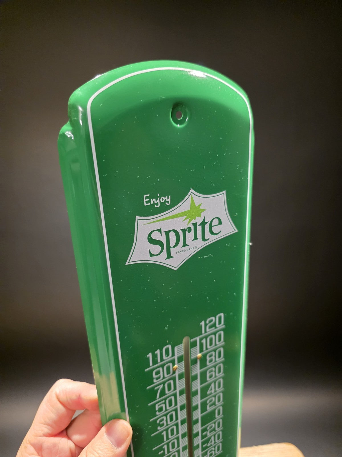 17 "Classic Vintage Style Sprite Soda Metal Thermometer Sign