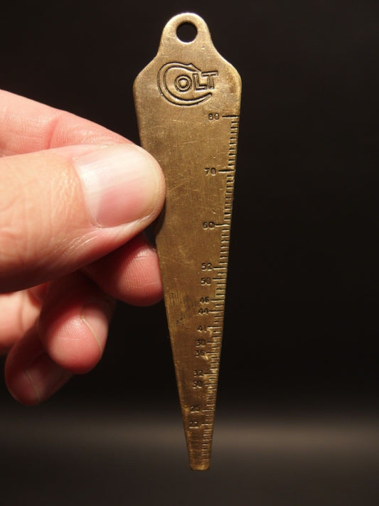 Antique Vintage Style Colt Firearms Gunsmith Bore Gage Key chain