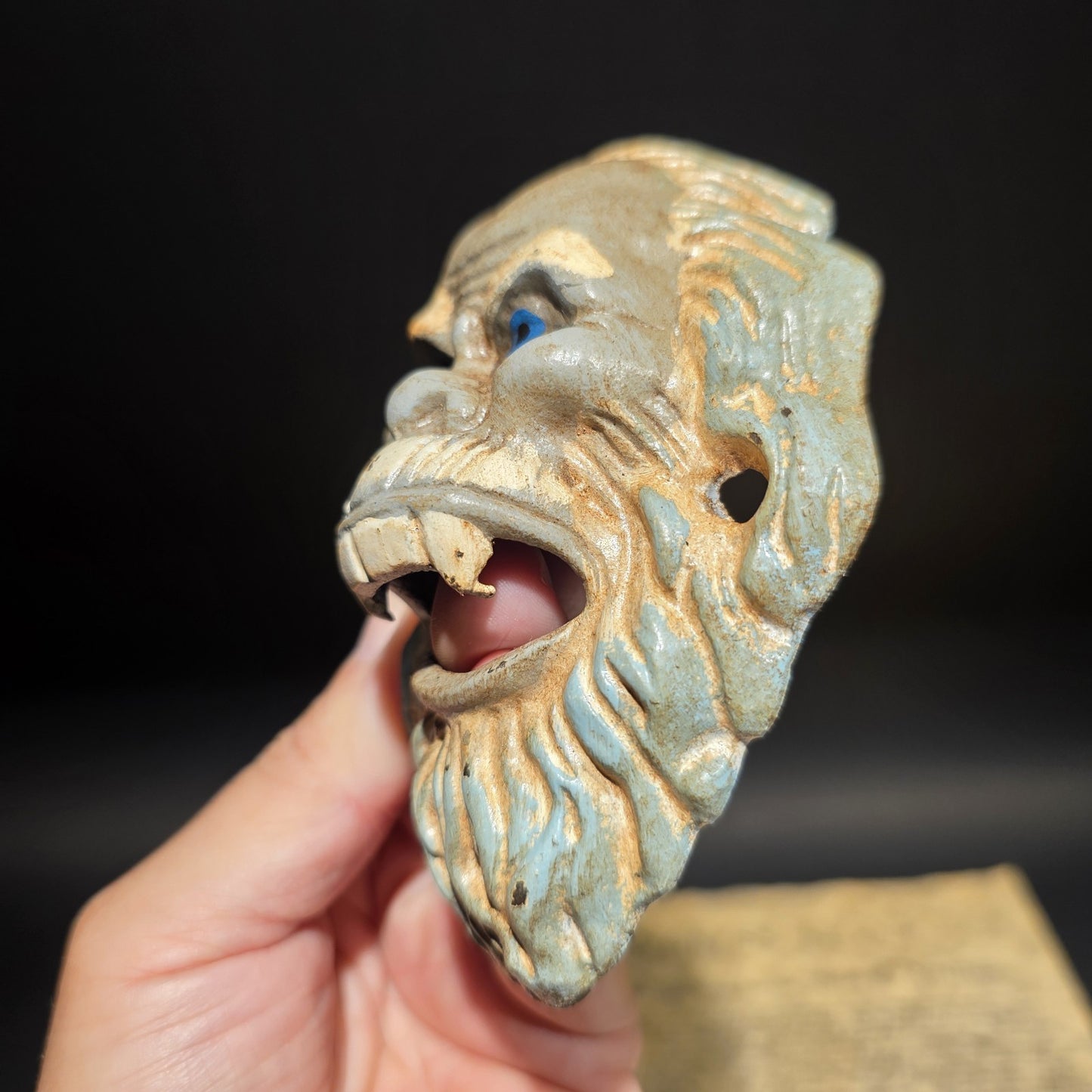 Antique Vintage Style Cast Iron Yeti Sasquatch Wall mount Bottle Opener