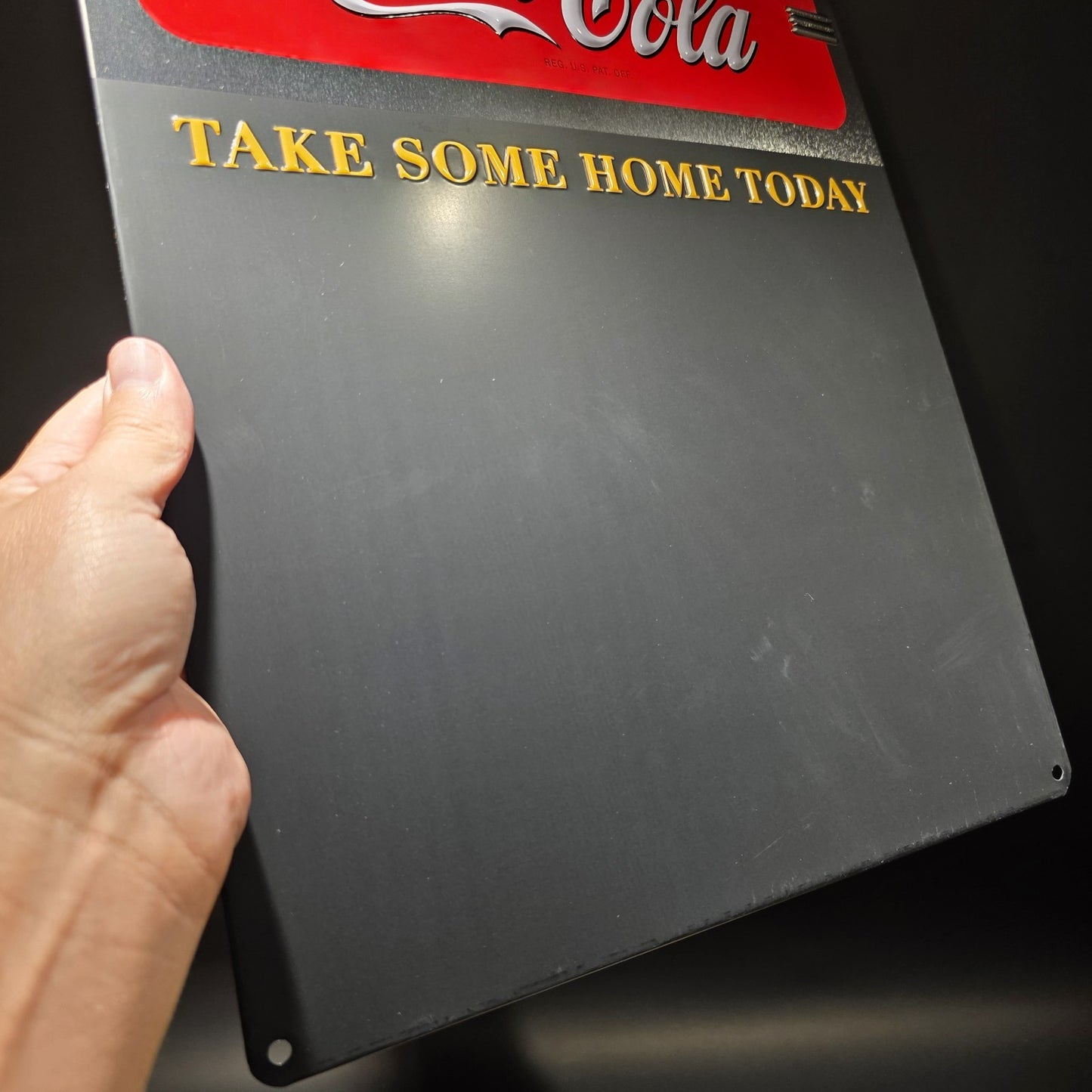 17" Coca-Cola Menu Board Chalkboard Sign Vintage Style Coke Advertising Display