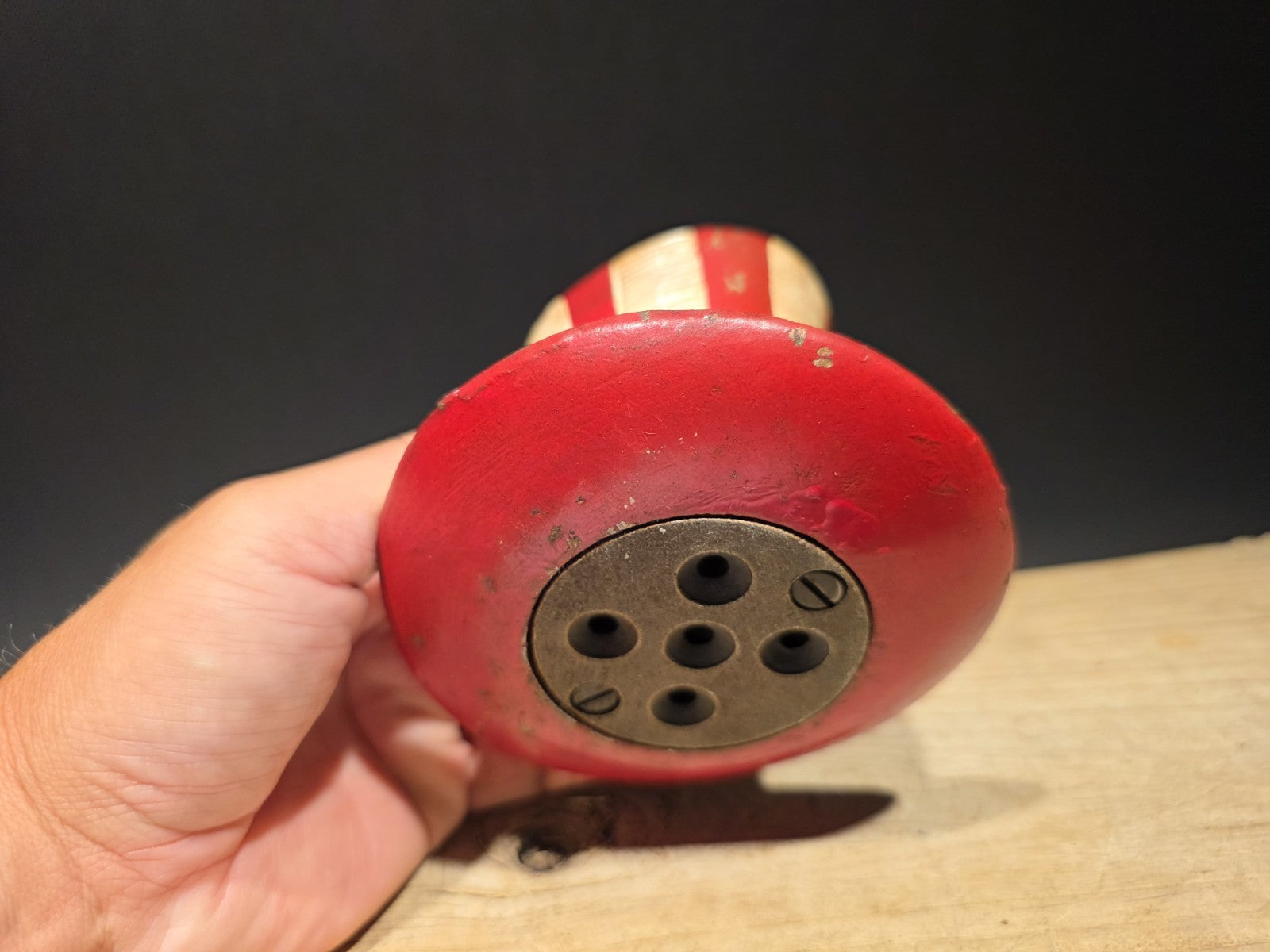 4 1/2" Antique Style Cast Iron USA Patriotic Hat Coin Bank