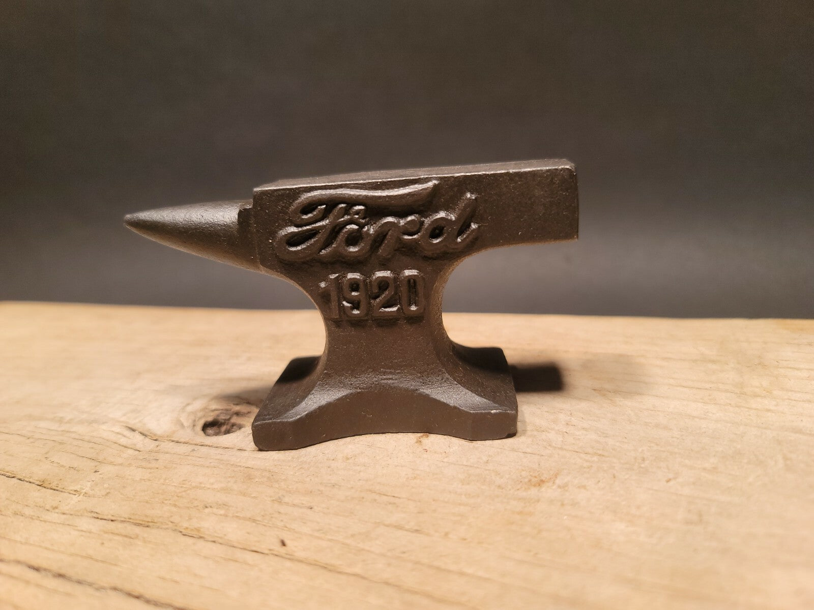 Vintage Antique Style Cast Iron Ford Miniature Anvil
