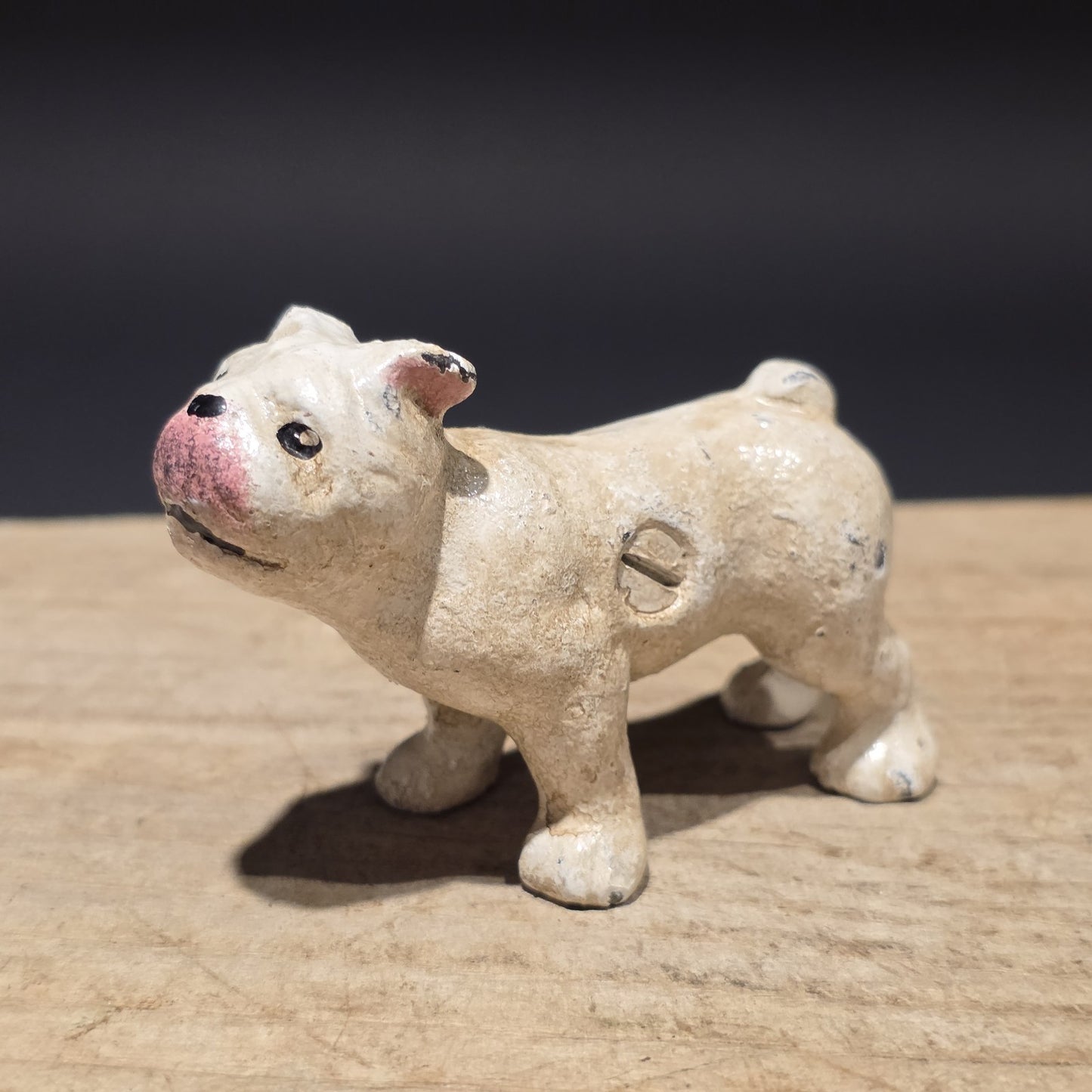 Cast Iron Bulldog Dog Figurine – Vintage Style Miniature Animal Figure