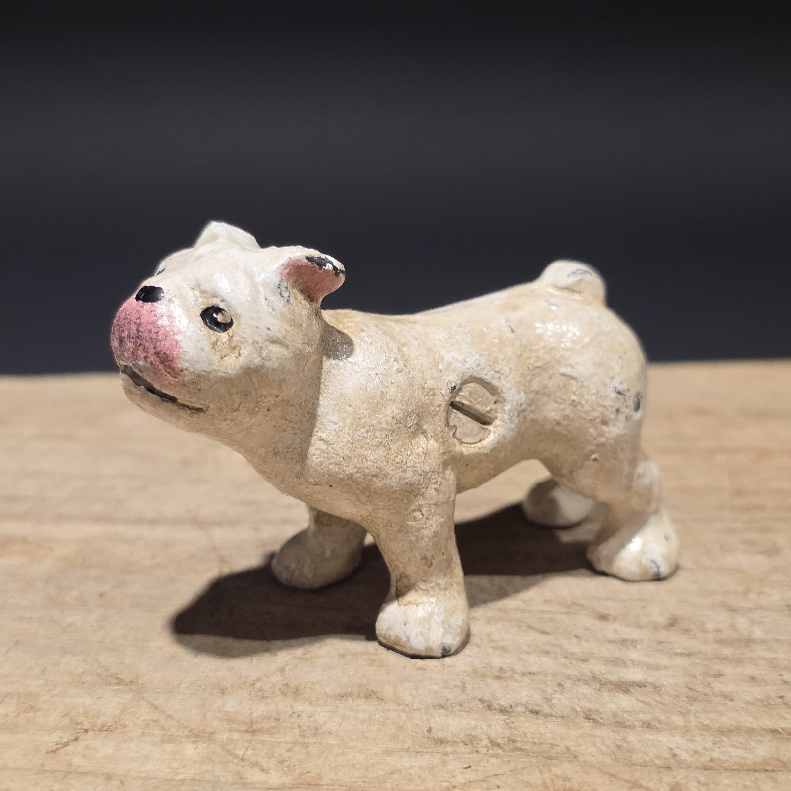 Cast Iron Bulldog Dog Figurine – Vintage Style Miniature Animal Figure