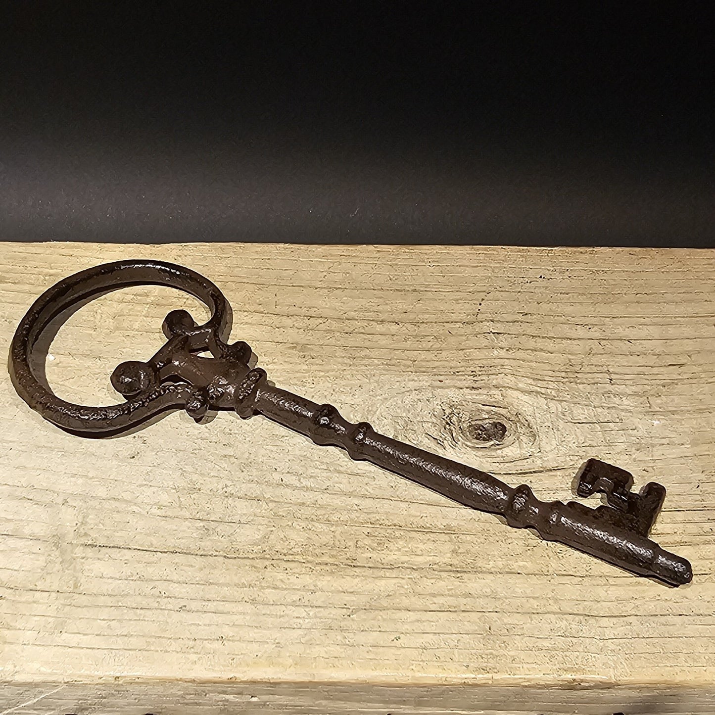 Antique Vintage Style Cast Iron Large Ornate Skeleton Key 