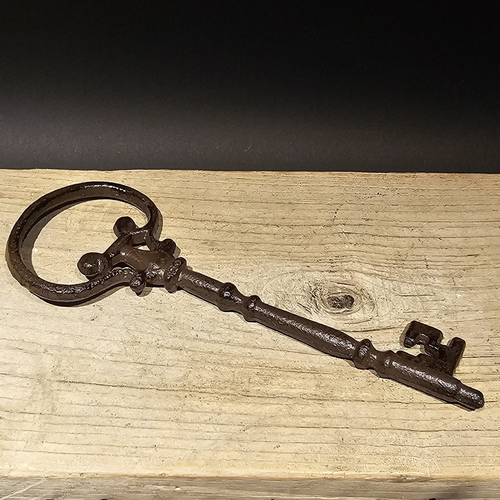 Antique Vintage Style Cast Iron Large Ornate Skeleton Key 