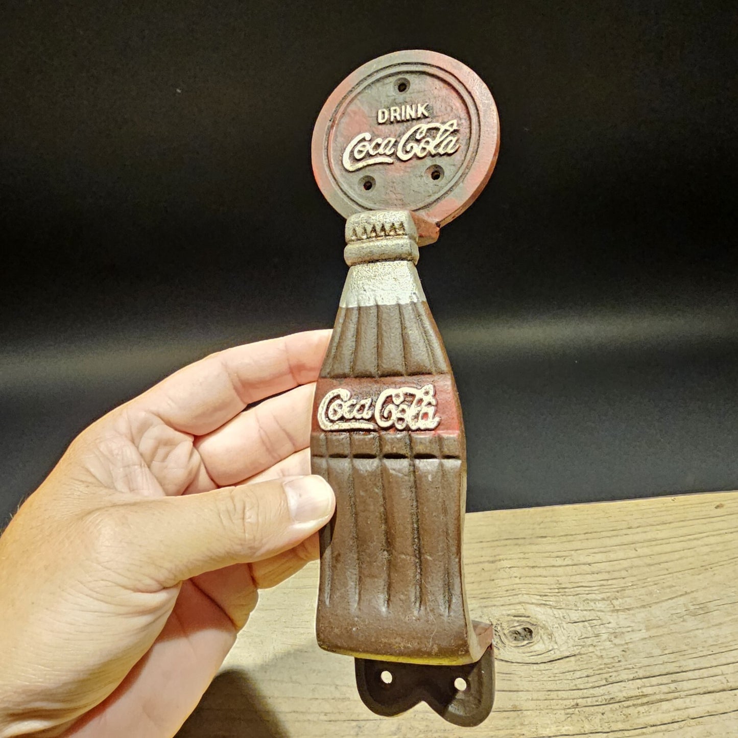 Antique Cast Iron Coca Cola Door Gate Handle