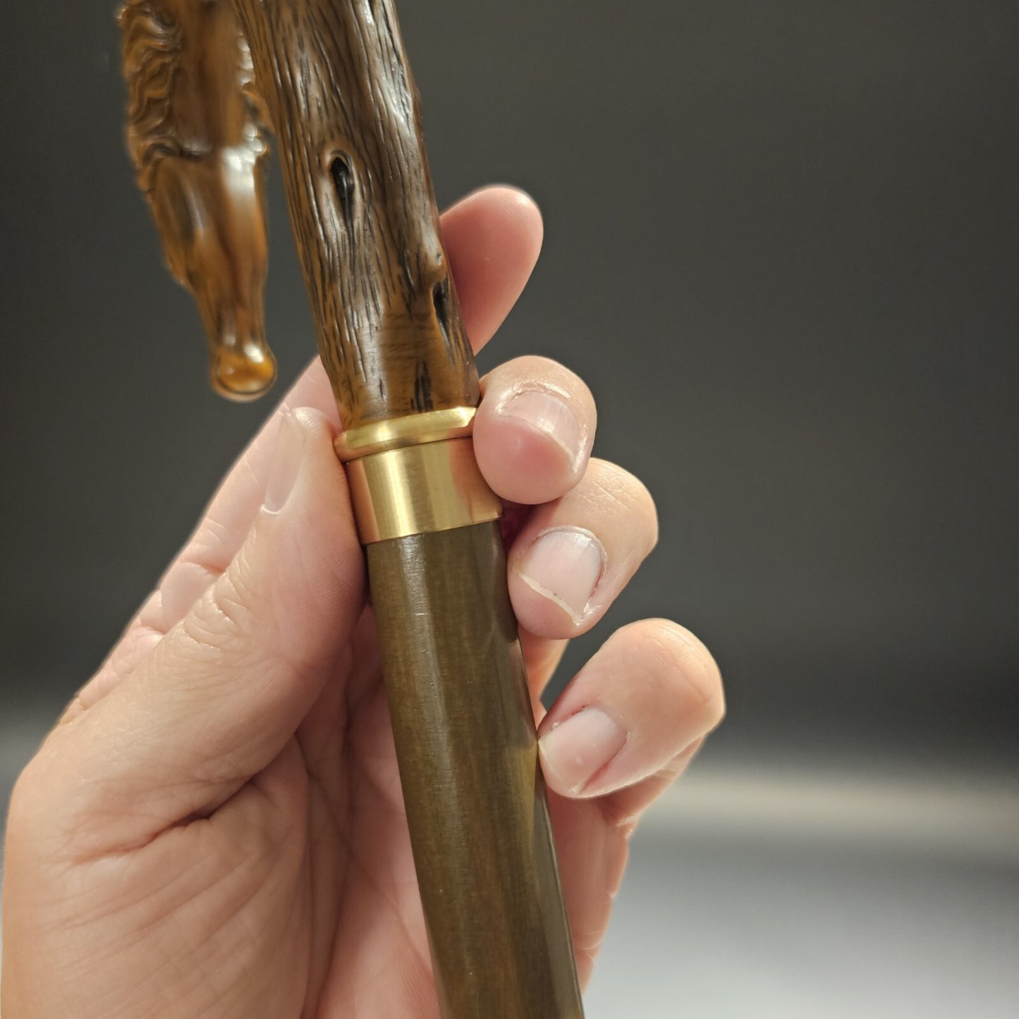 36" Antique Style Horse Head Walking Stick Cane