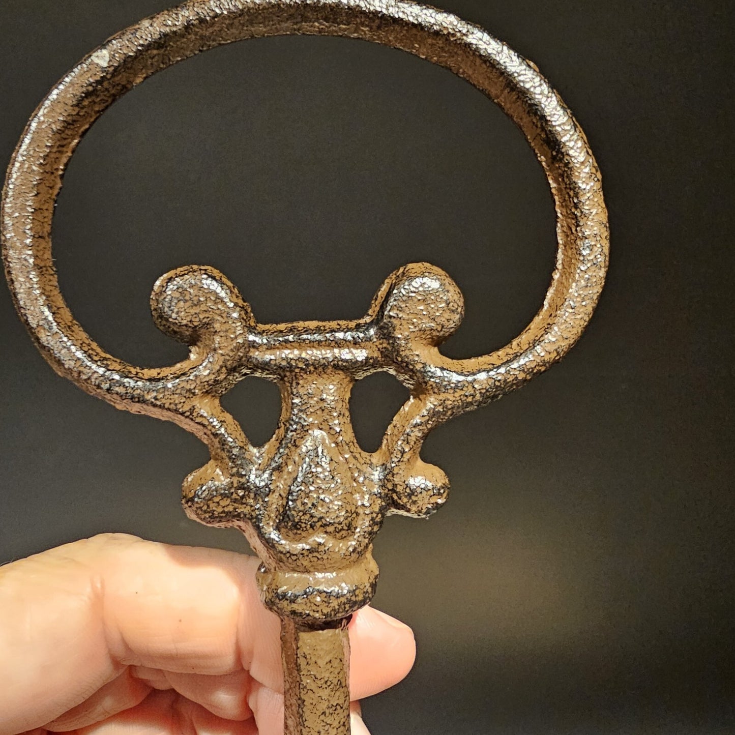 Antique Vintage Style Cast Iron Large Ornate Skeleton Key 