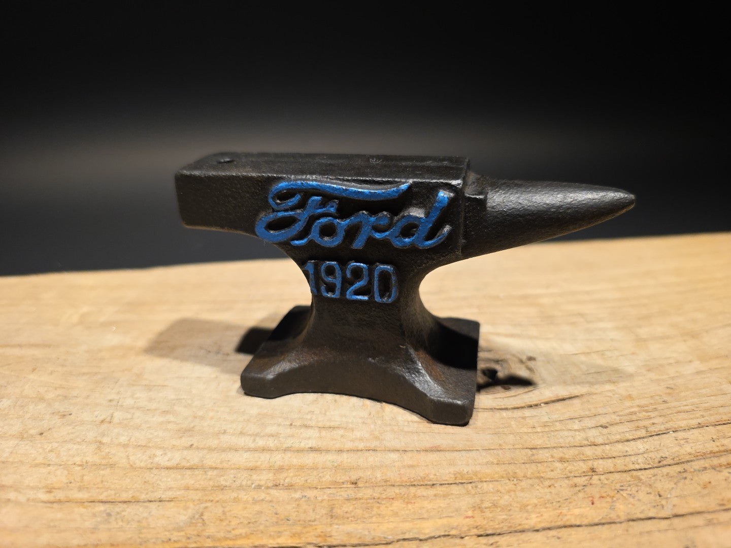 Vintage Antique Style Cast Iron Ford Miniature Anvil