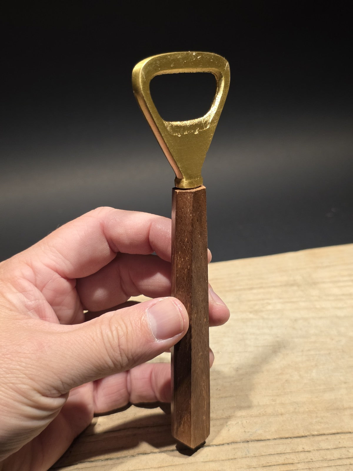 6"  Vintage Style Bottle Opener Wood Handle