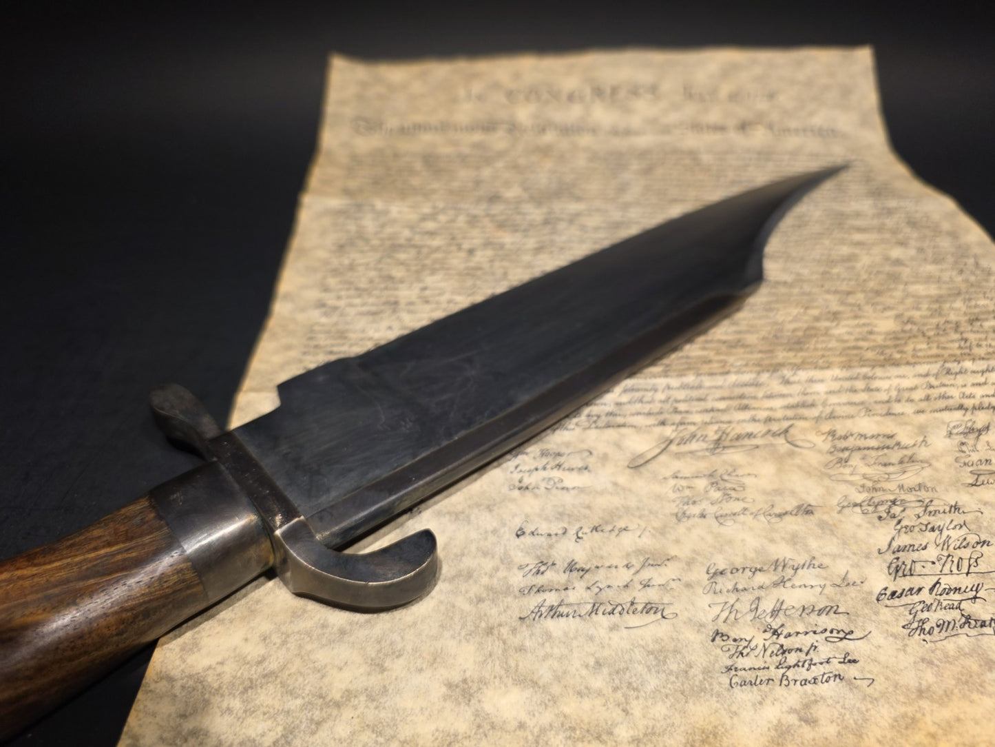 19" Antique Style Civil War Confederate Bowie Knife