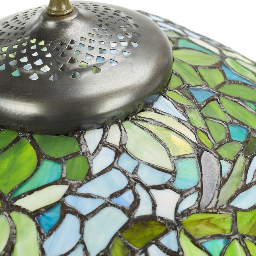 32"H Wisteria Tiffany-Style Stained Glass Table Lamp