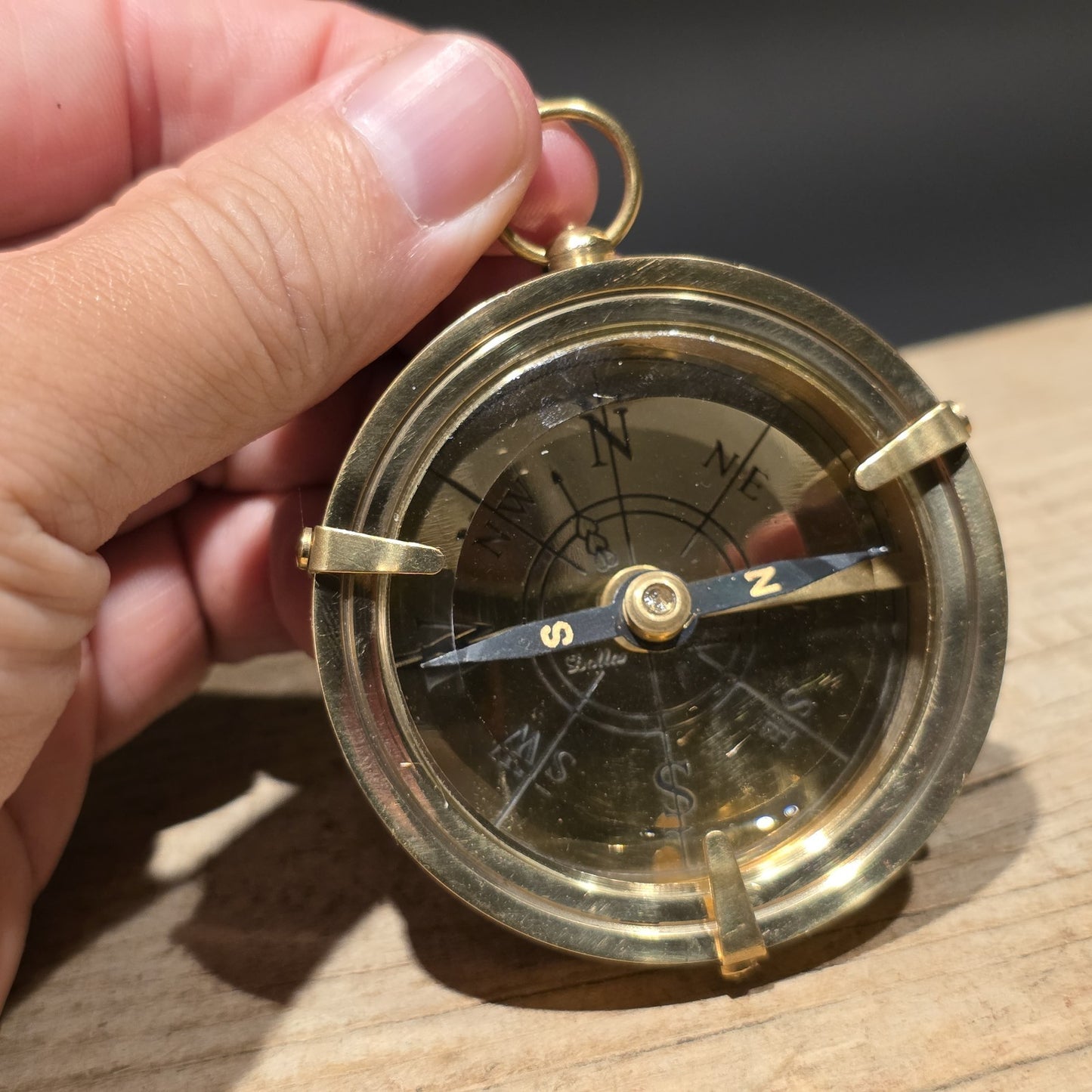 Brass Pocket Compass – Vintage Style Nautical Hunter Case Compass