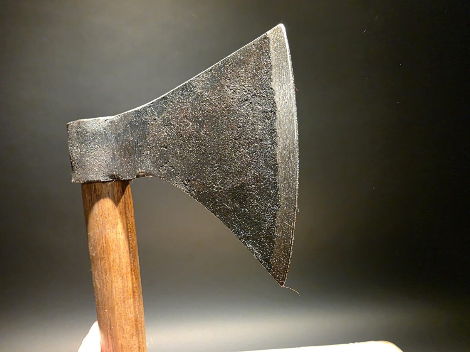 Vintage-Style Camp Axe with Wood Handle