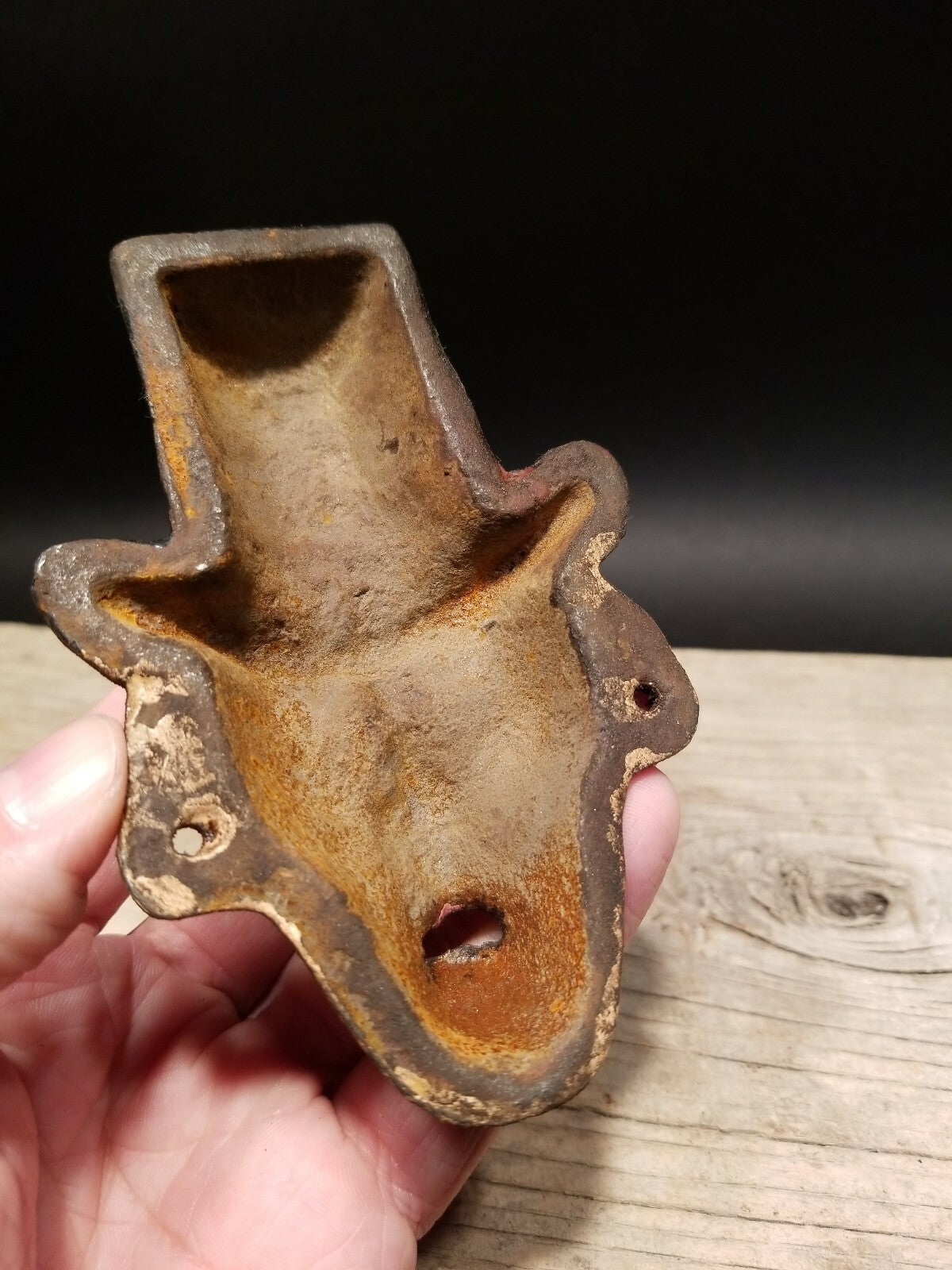 Antique Vintage Style Cast Iron Ole Masters Folk Art Figural Beer Bottle Opener