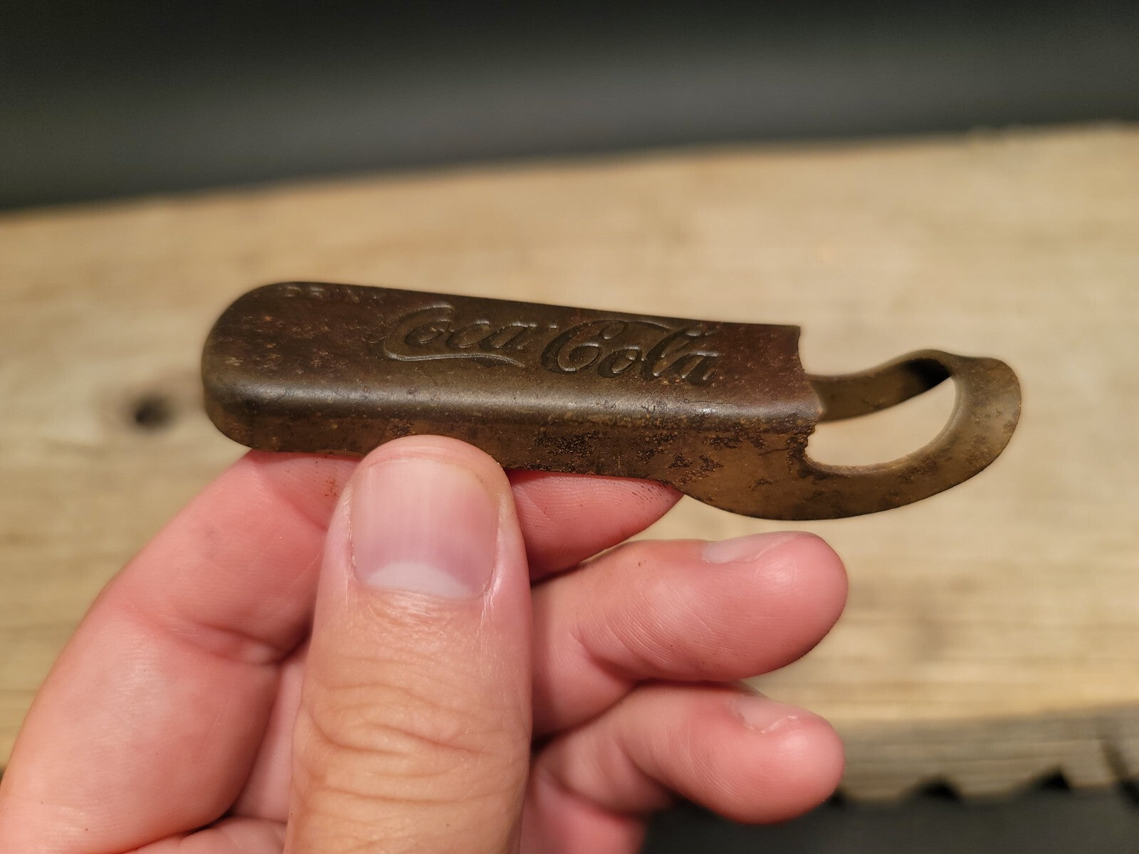 Antique Vintage Style Metal Coca Cola Bottle Opener