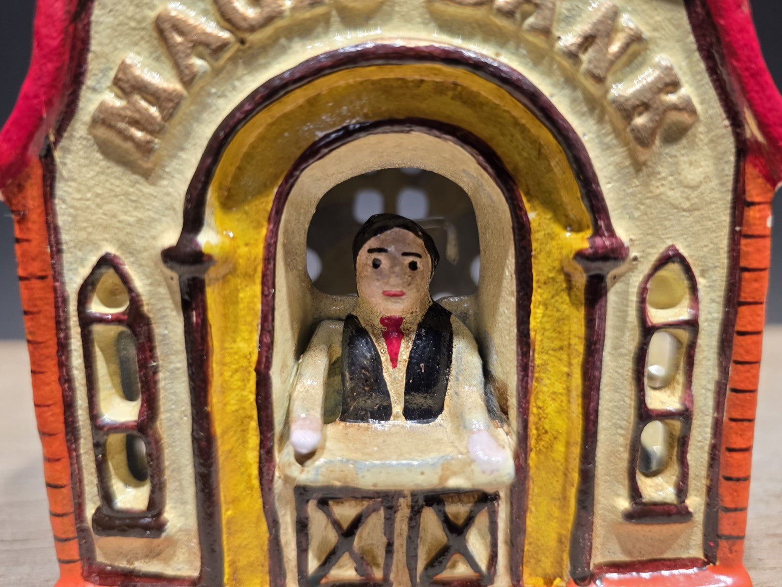 Antique Style Cast Iron Magic Coin Bank
