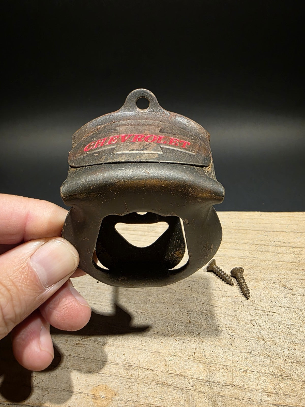 Antique Vintage Style Chevrolet Chevy Beer Bottle Cap Opener