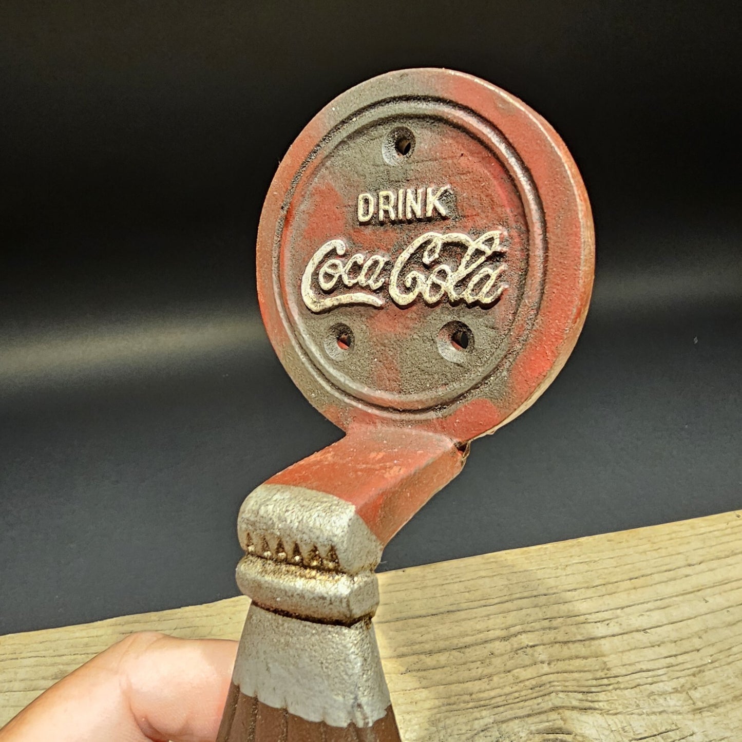 Antique Cast Iron Coca Cola Door Gate Handle
