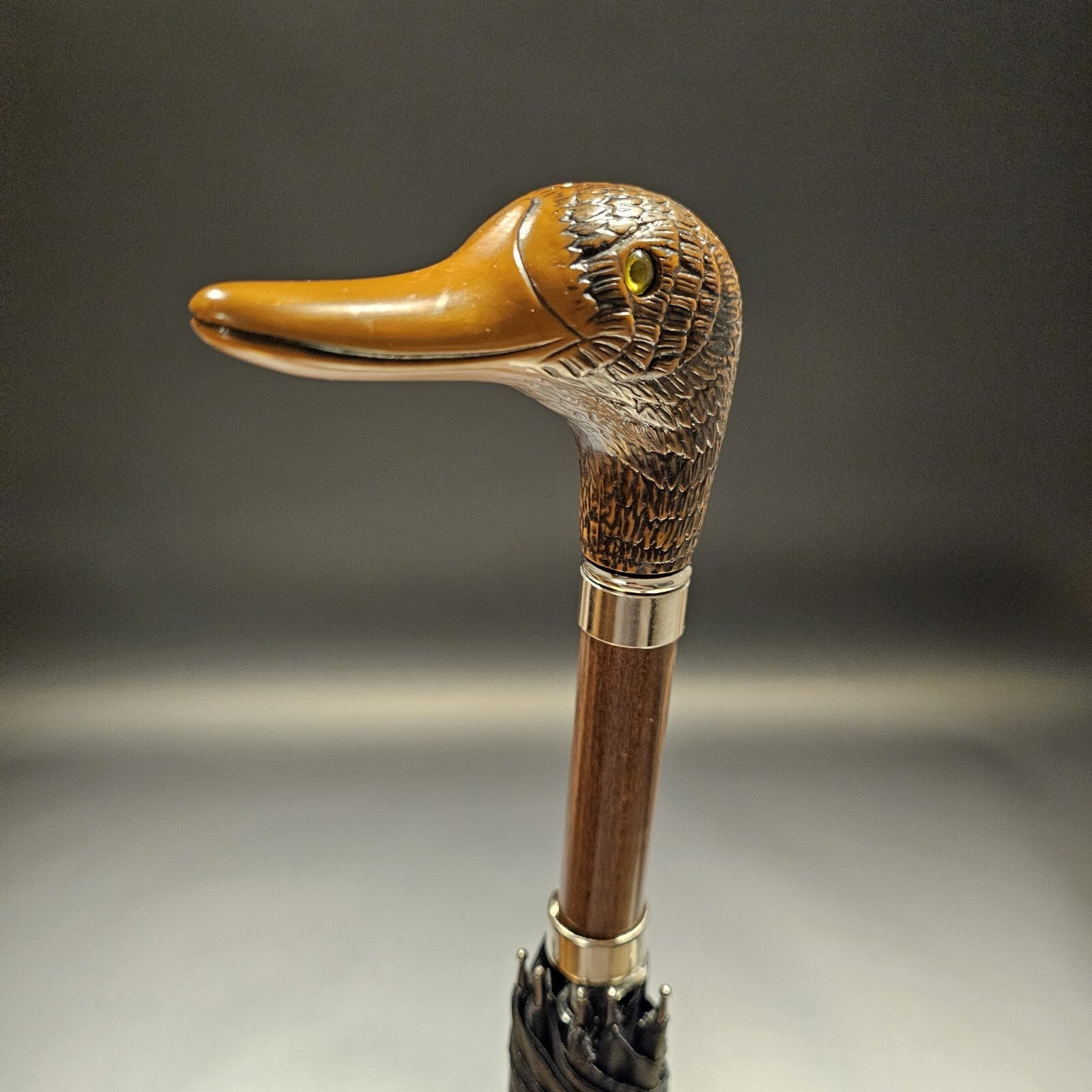Antique Style Mallard Head Umbrella