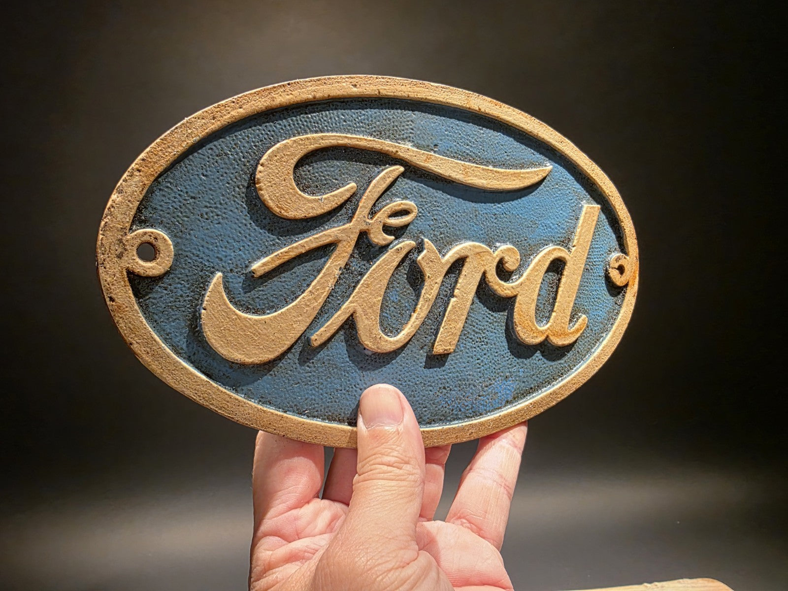 Antique Vintage Style Cast Iron Ford Plaque Sign