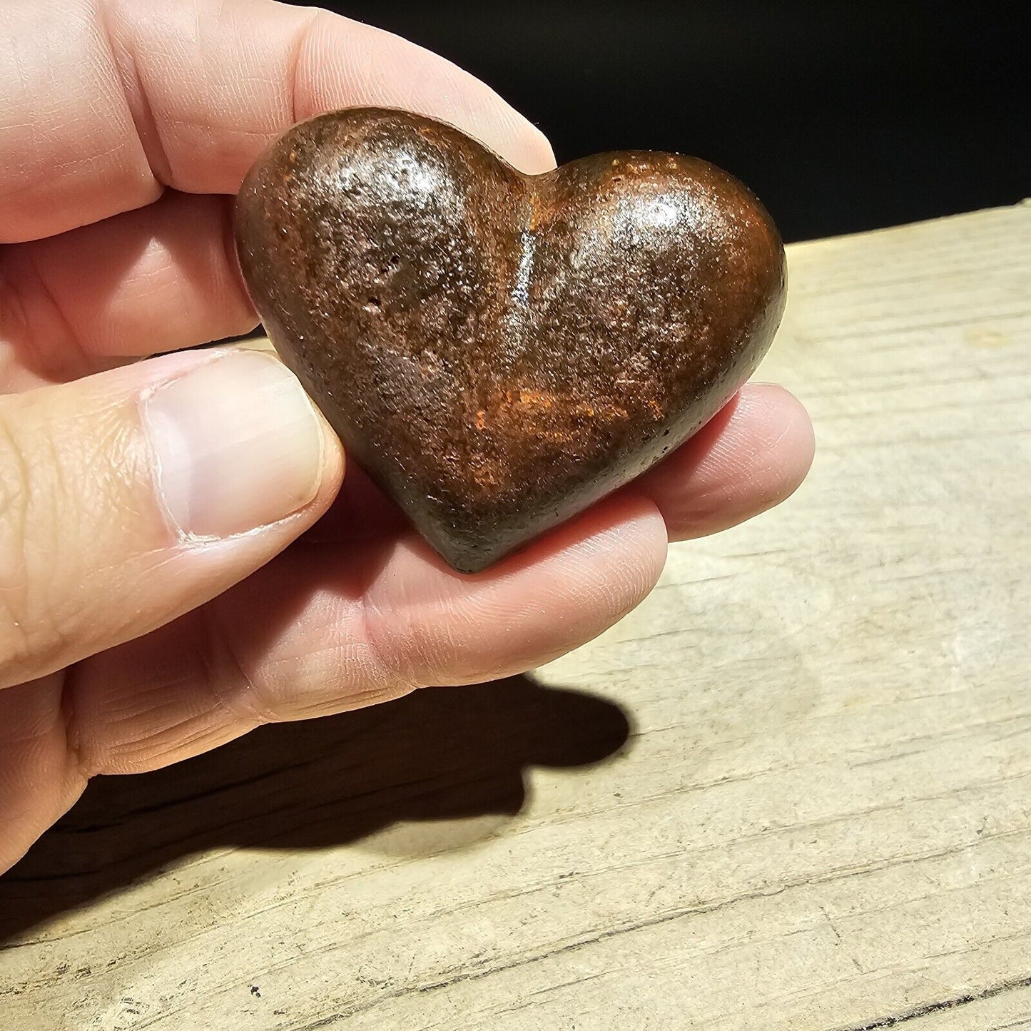 Vintage Style Iron Heart Paperweight