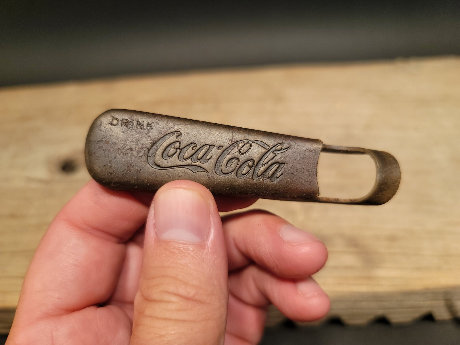 Antique Vintage Style Metal Coca Cola Bottle Opener