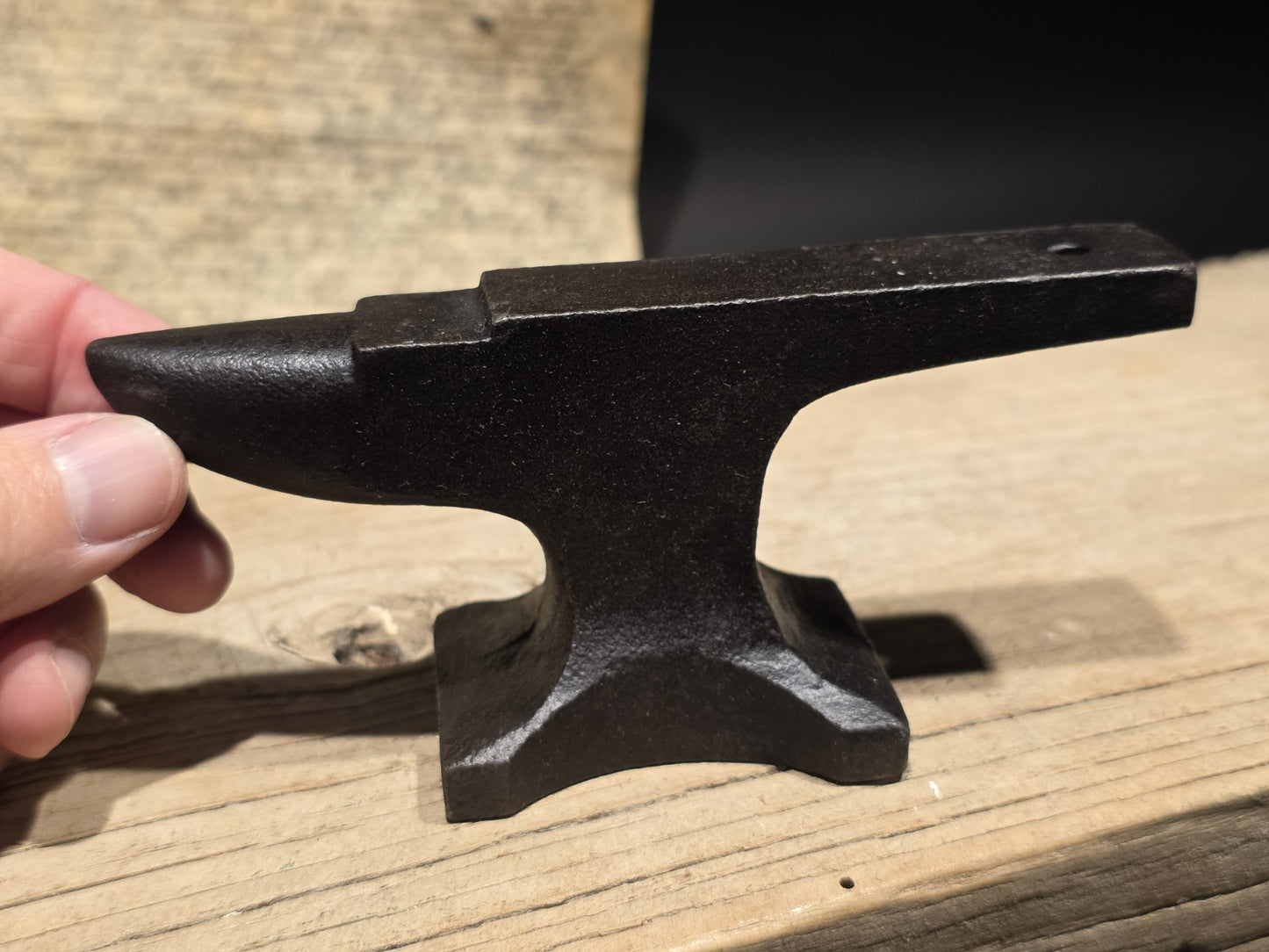 6" Vintage Style Colt 1855 Miniature Anvil Cast Iron Gunsmith Paperweight
