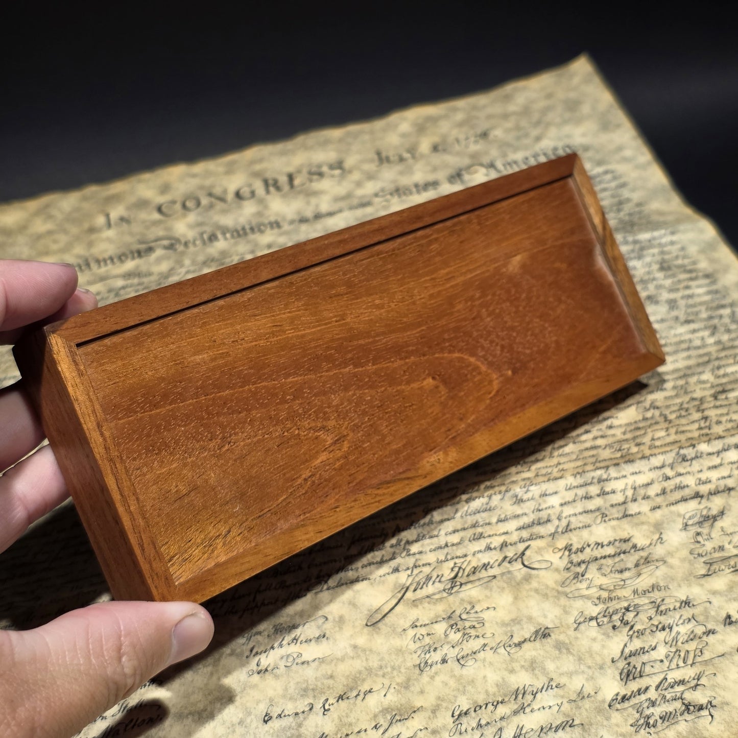Wood Cased Magnifying Glass Set – Vintage Style Desk Reading Lens
