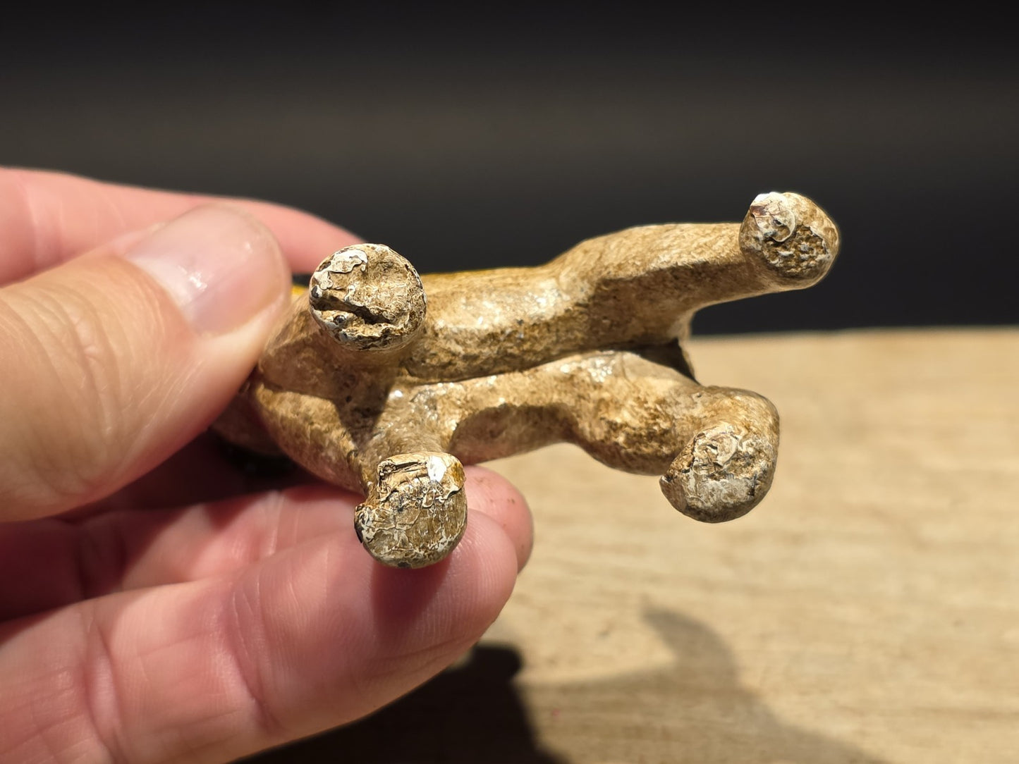 2 1/2" Antique Style Miniature Cast Iron Fox Hair Terrier Dog