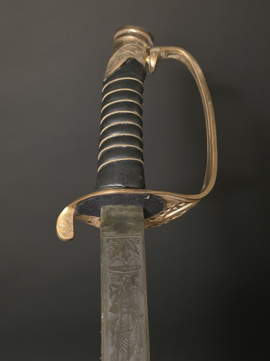 Antique-Style 1850 Union Officer’s Civil War Sword