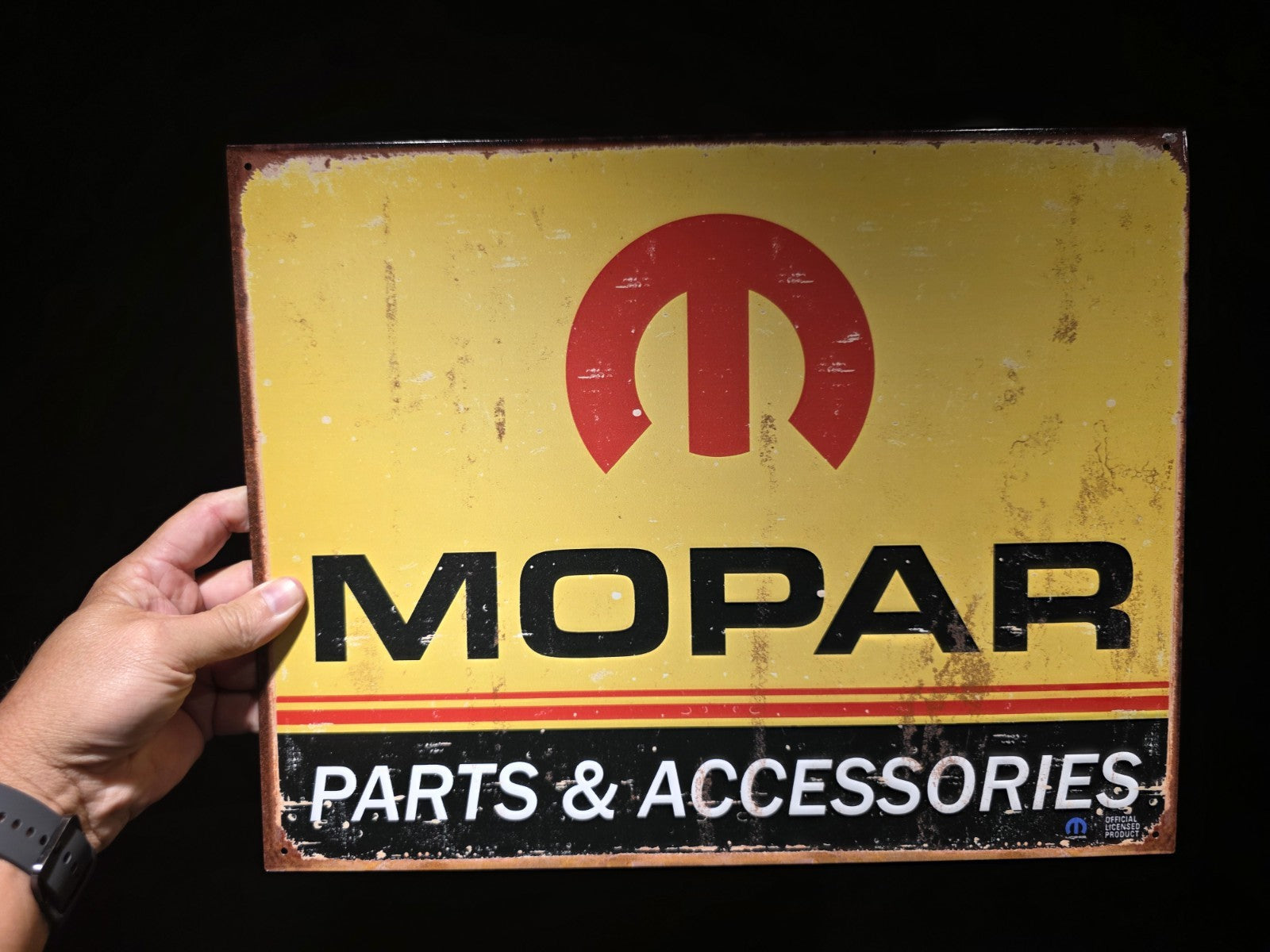 Metal Vintage Style Mopar Auto Parts Sign