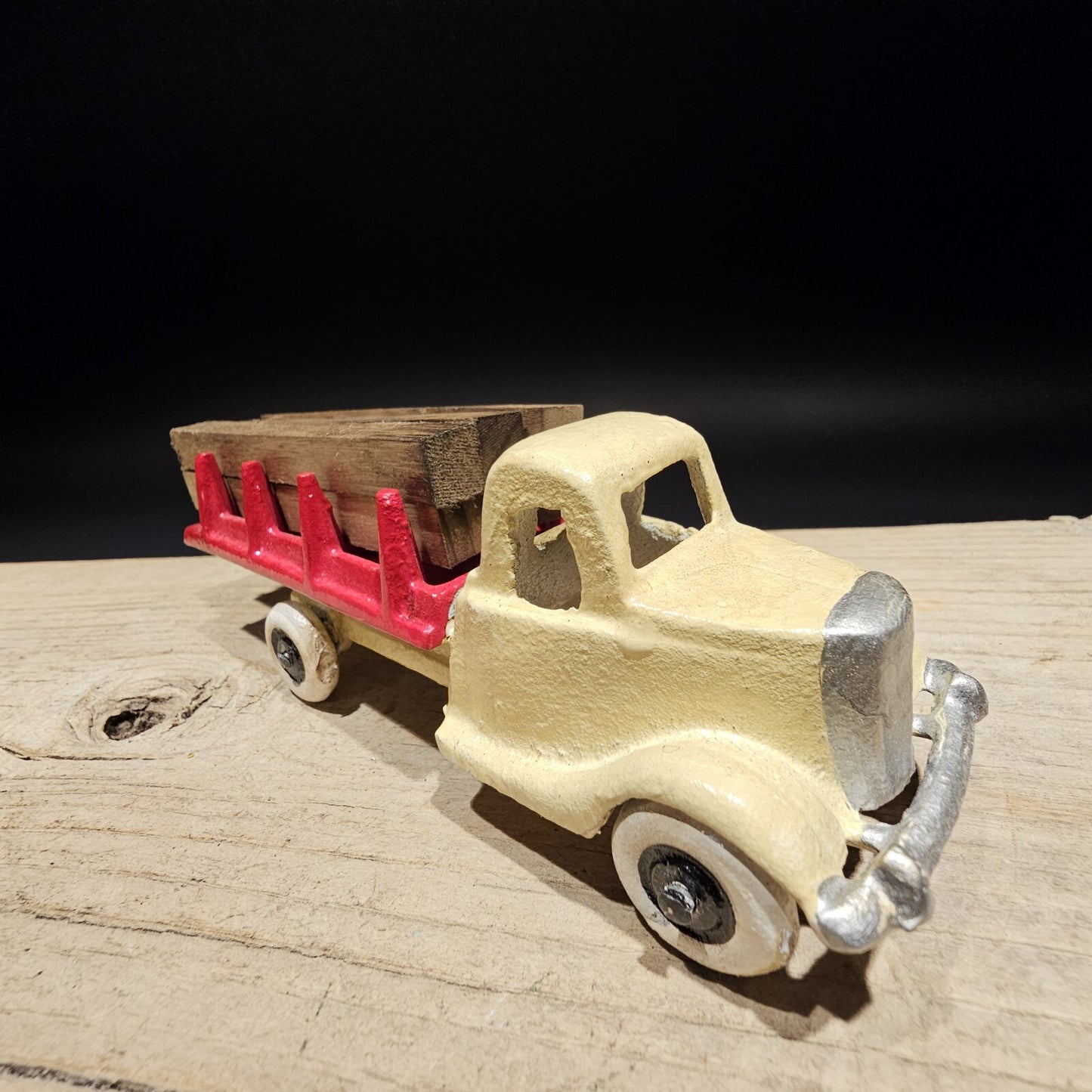 Antique Vintage Style Cast Iron Truck Flat bed Car