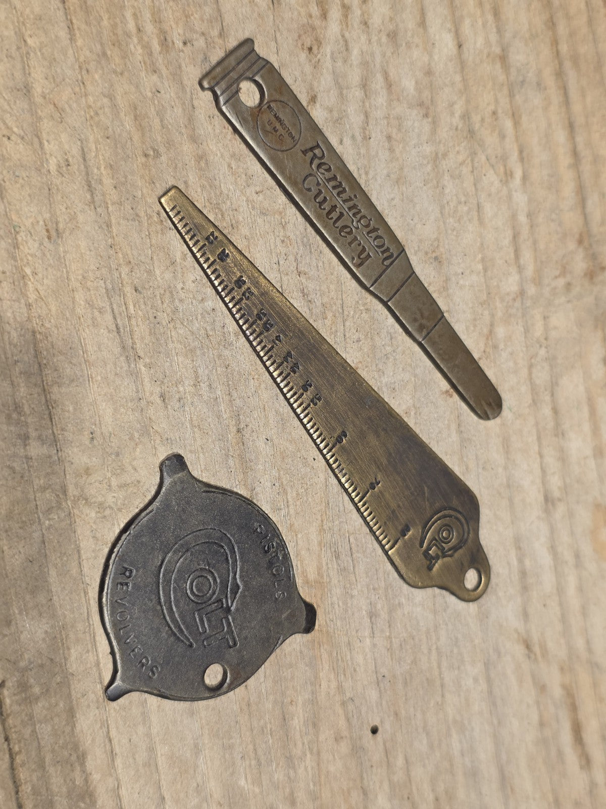 Vintage Style Colt, Remington Firearms Keychain Tool Set