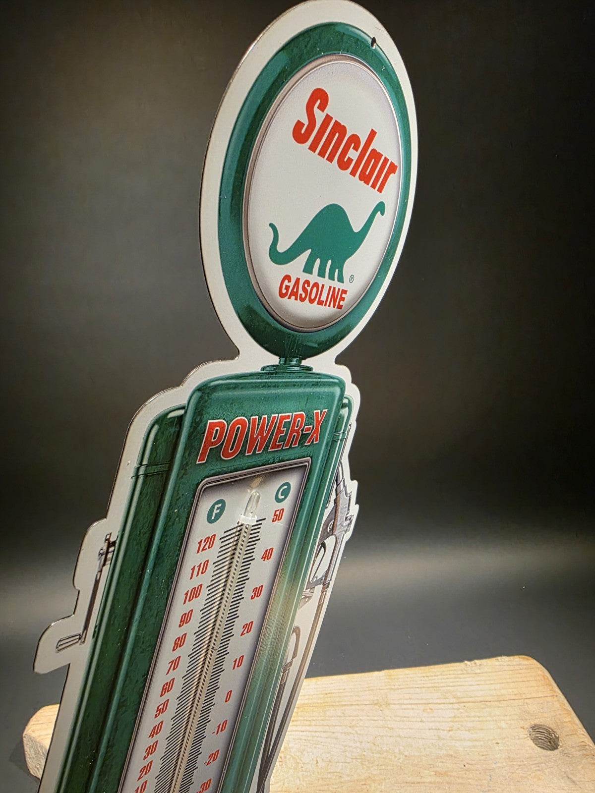 17 1/2 " Metal Vintage Style Sinclair Thermometer Sign
