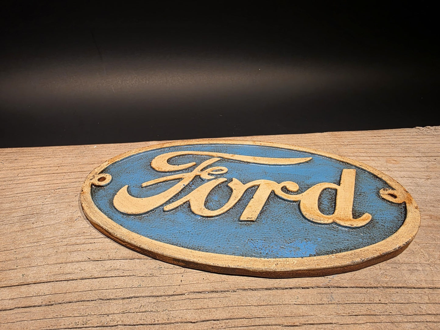Antique Vintage Style Cast Iron Ford Plaque Sign