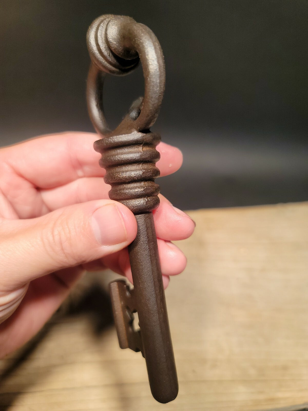6 1/8" Antique Style Iron Large Skeleton Key
