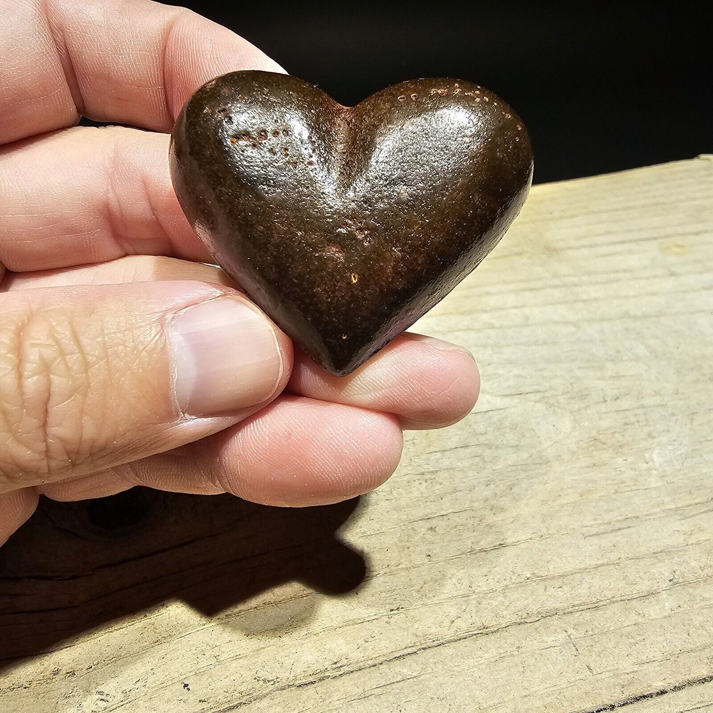 Vintage Style Iron Heart Paperweight