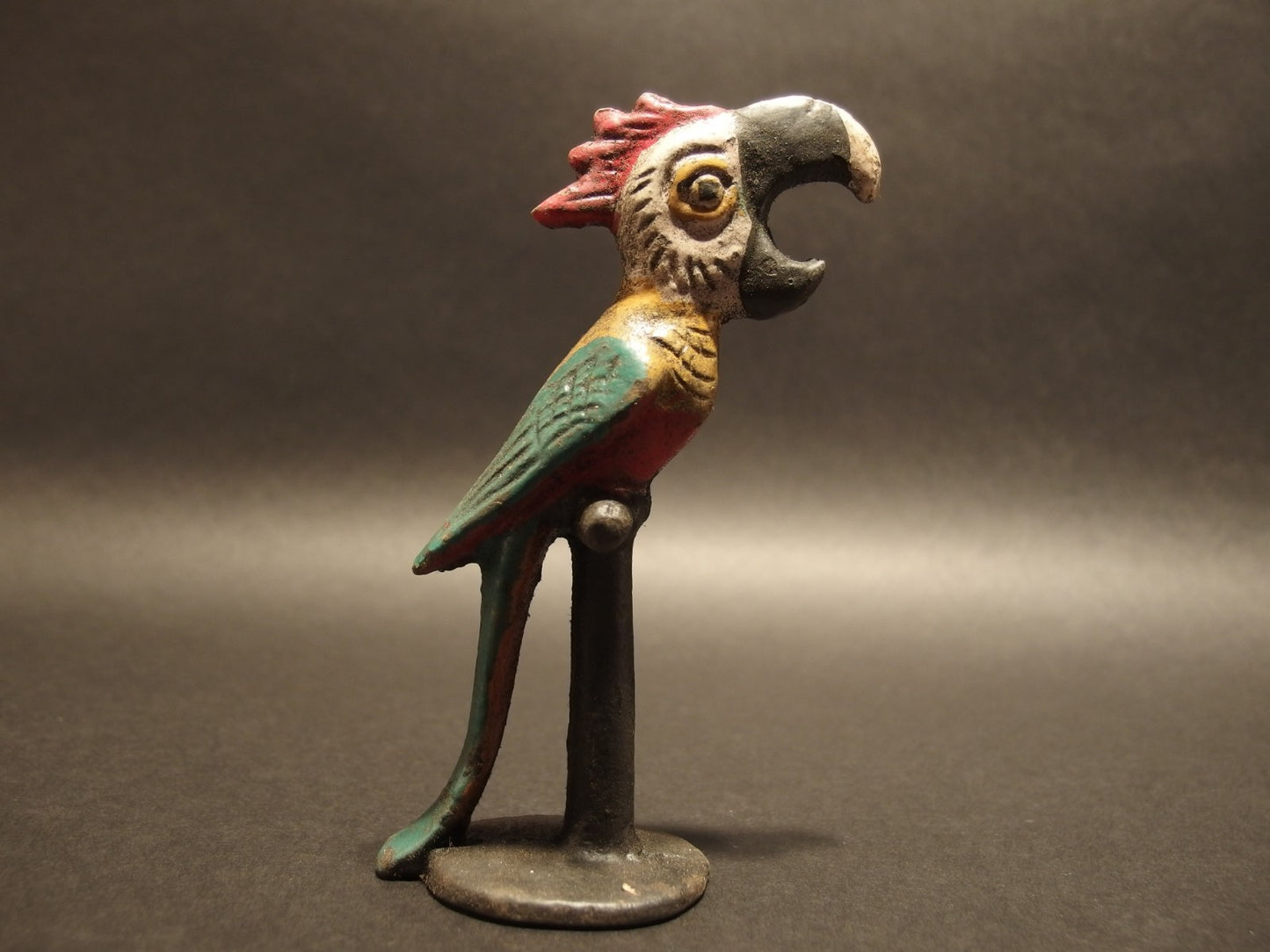 Antique Vintage Style Cast Iron Parrot Beer Bottle Opener bar tool