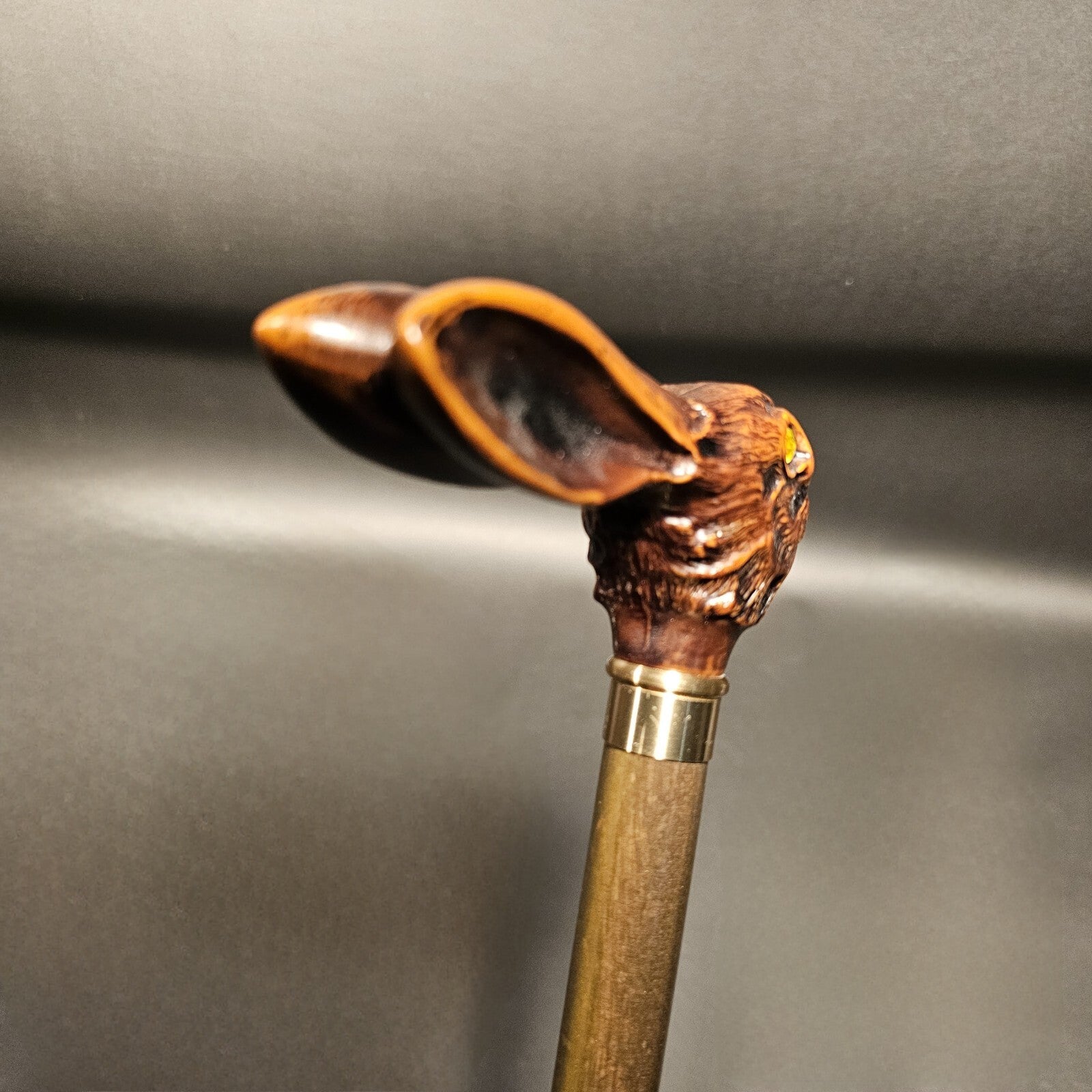 36" Antique Style Jack Rabbit Walking Stick Cane