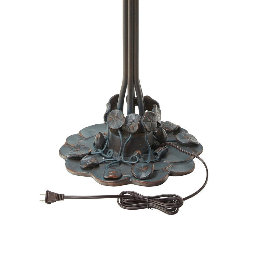 32"H Wisteria Tiffany-Style Stained Glass Table Lamp