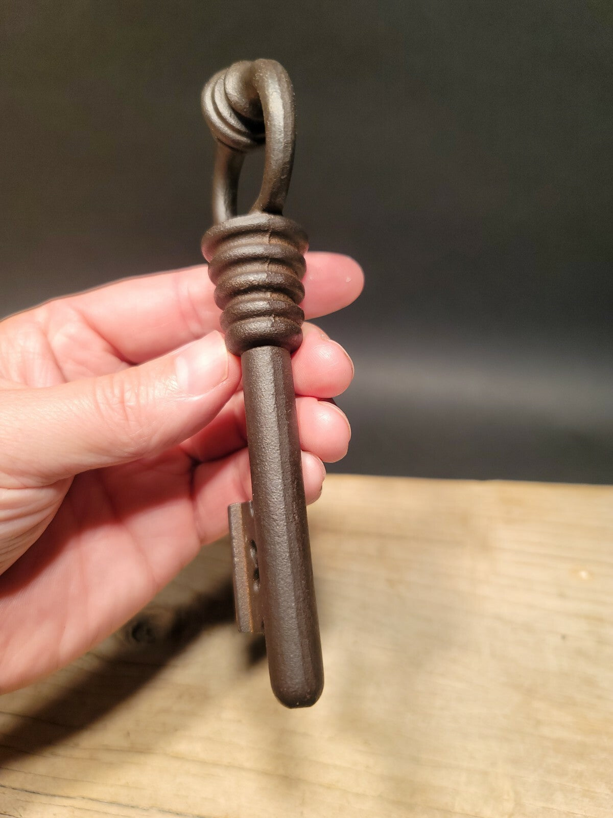 6 1/8" Antique Style Iron Large Skeleton Key