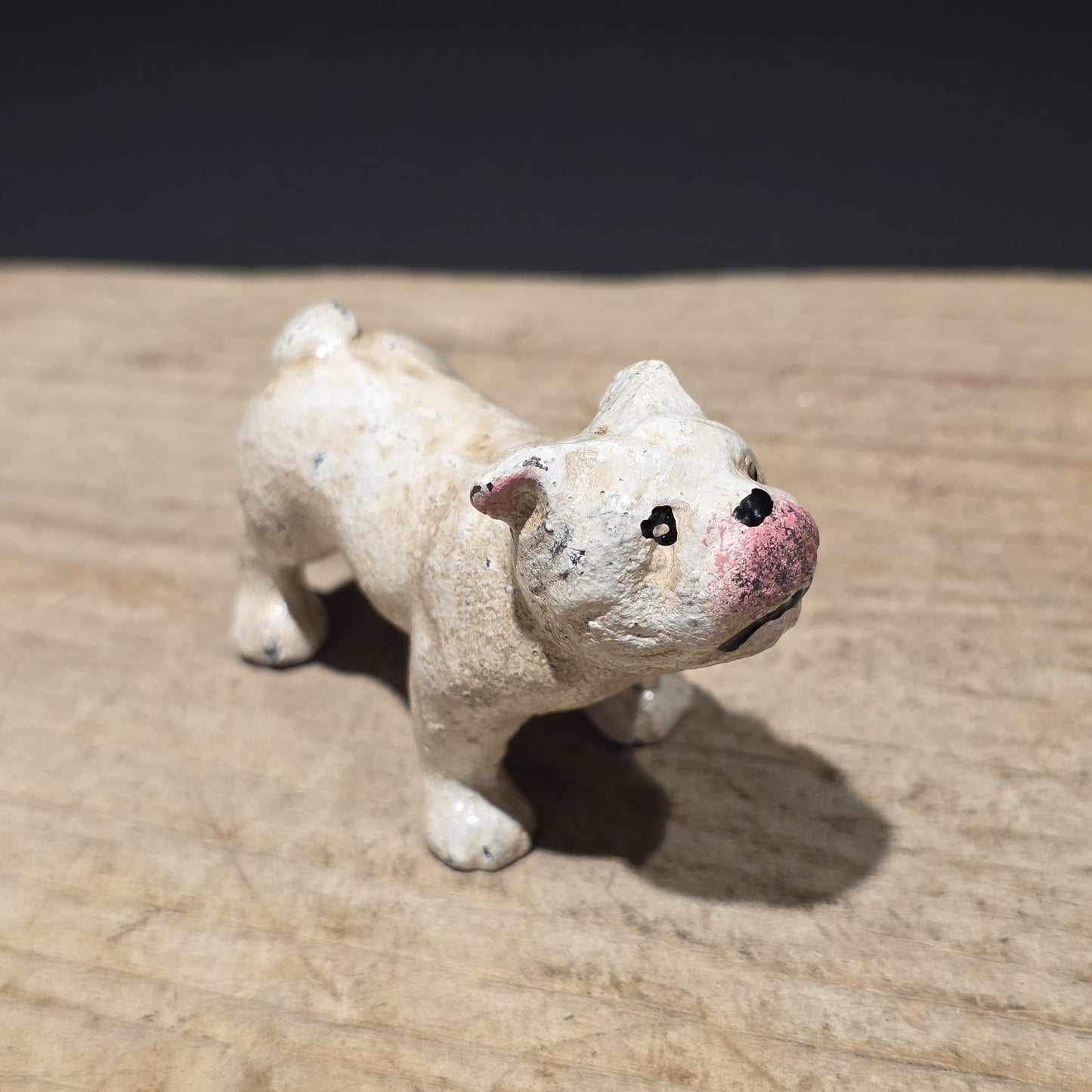 Cast Iron Bulldog Dog Figurine – Vintage Style Miniature Animal Figure